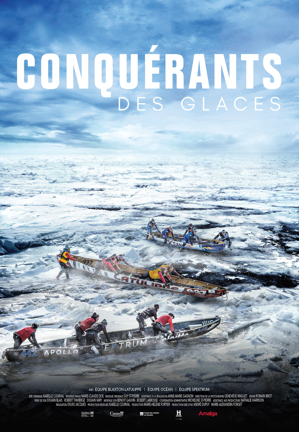 Extra Large TV Poster Image for Conquérants des Glaces 