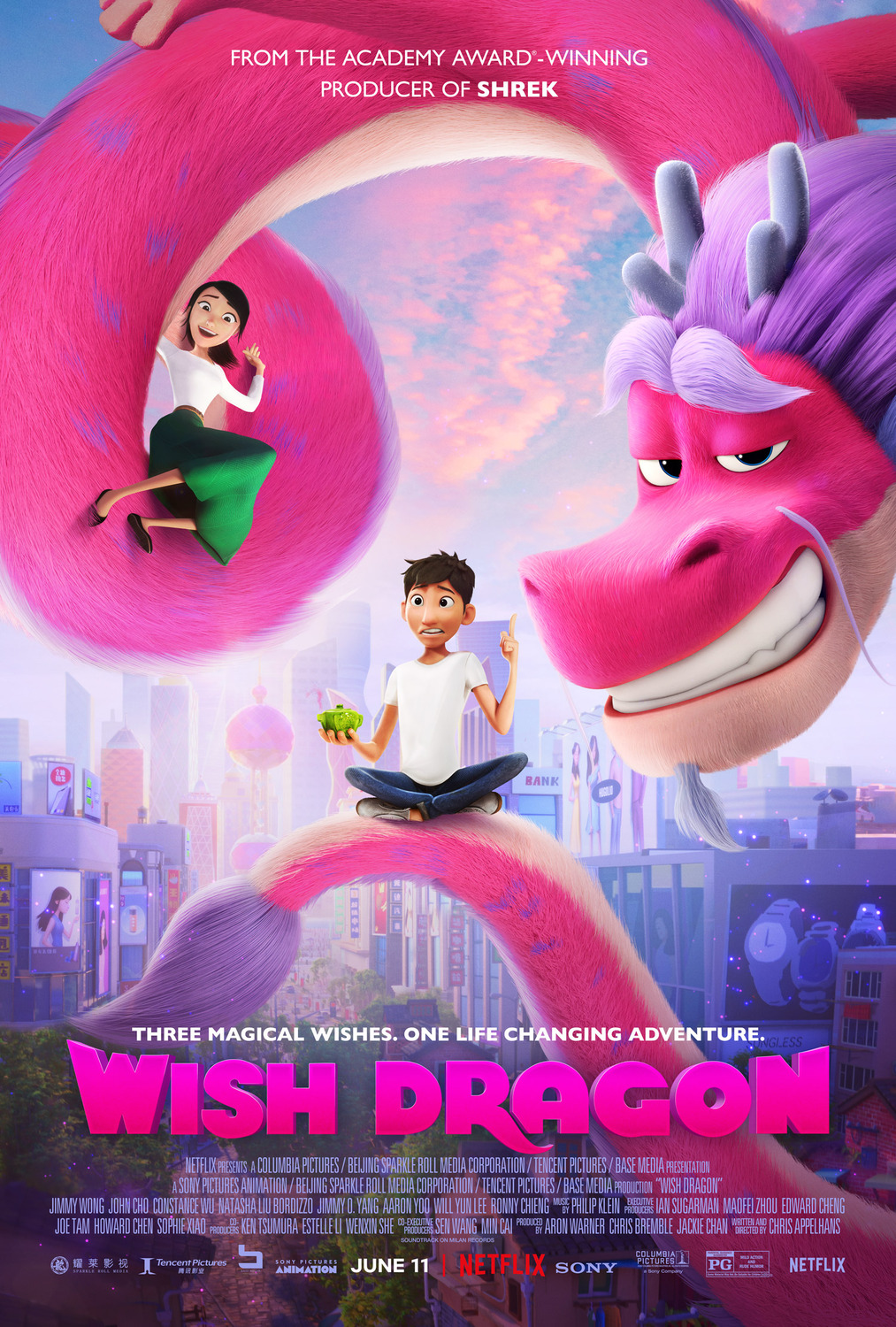 Extra Large Movie Poster Image for Wish Dragon (#4 of 4)