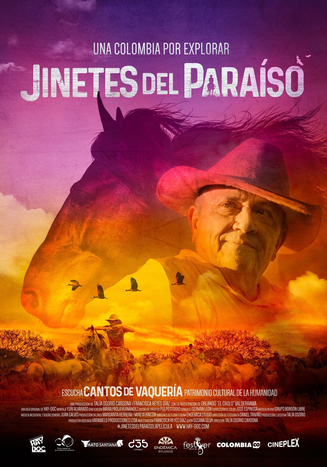Extra Large Movie Poster Image for Jinetes del Paraíso 