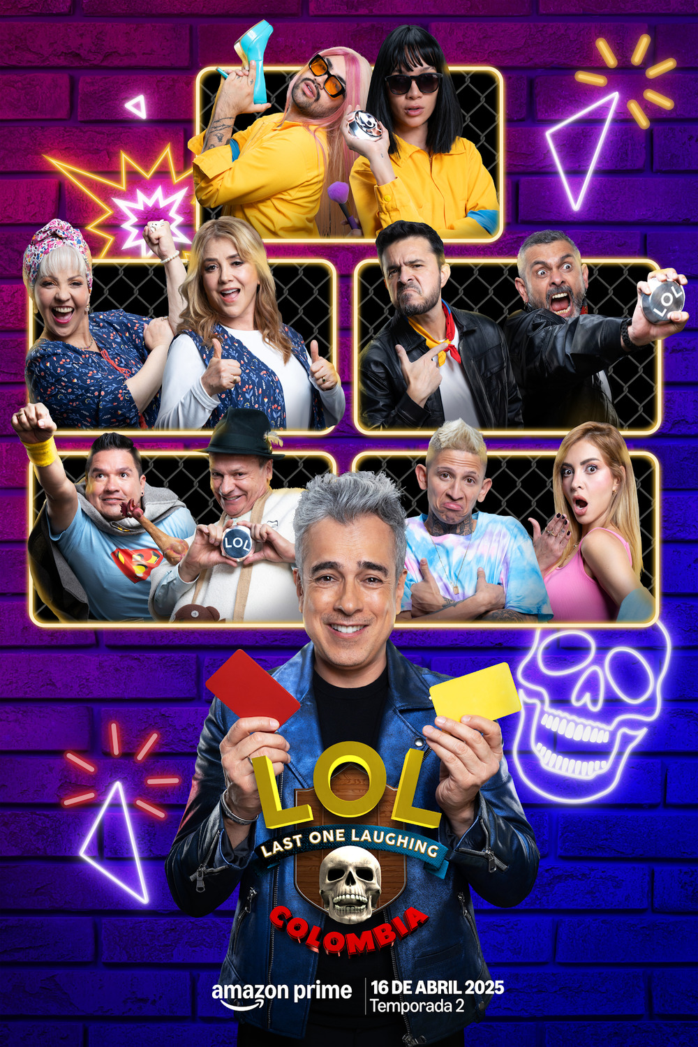 Extra Large TV Poster Image for LOL: Last One Laughing Colombia 
