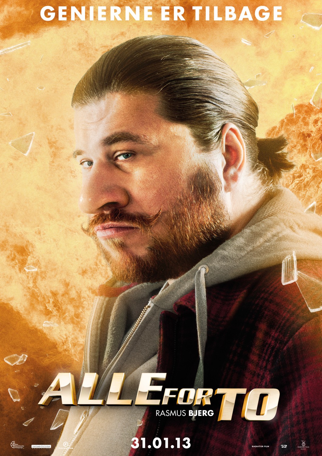 Extra Large Movie Poster Image for Alle for to (#4 of 7)