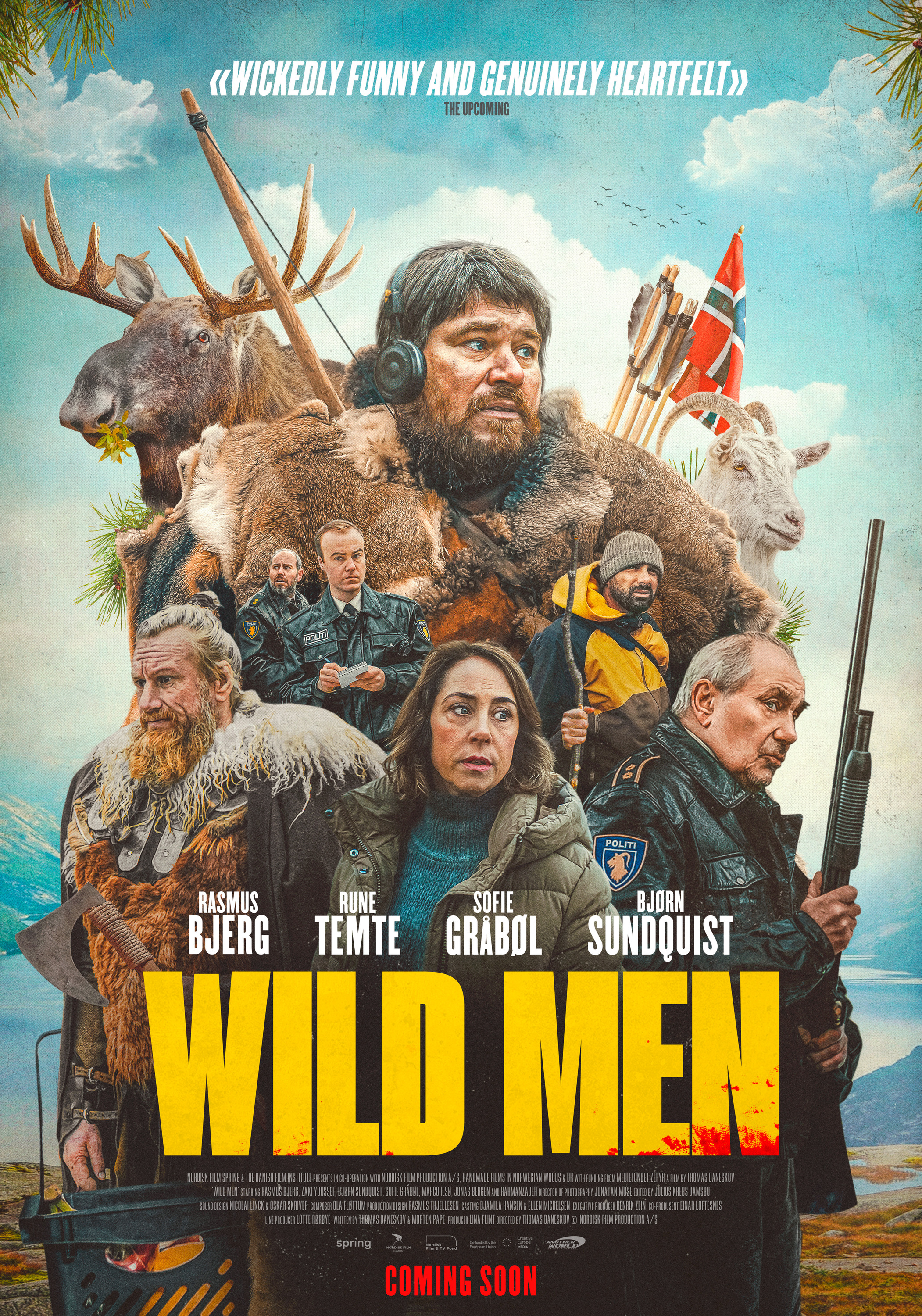 Mega Sized Movie Poster Image for Vildmænd (#2 of 3)