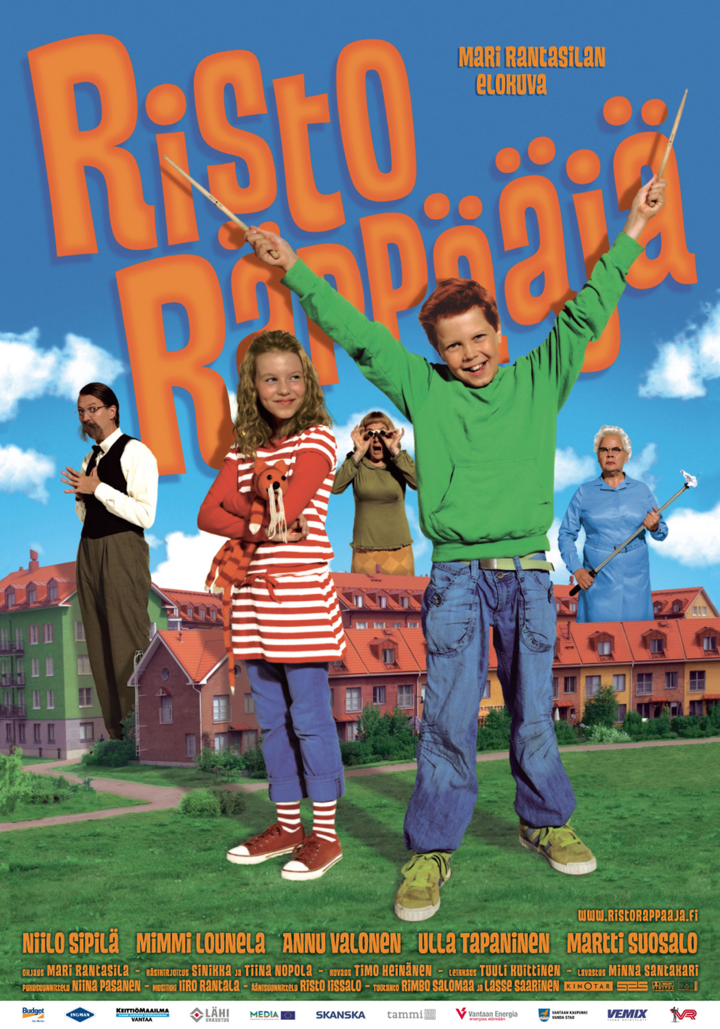 Extra Large Movie Poster Image for Risto Räppääjä 