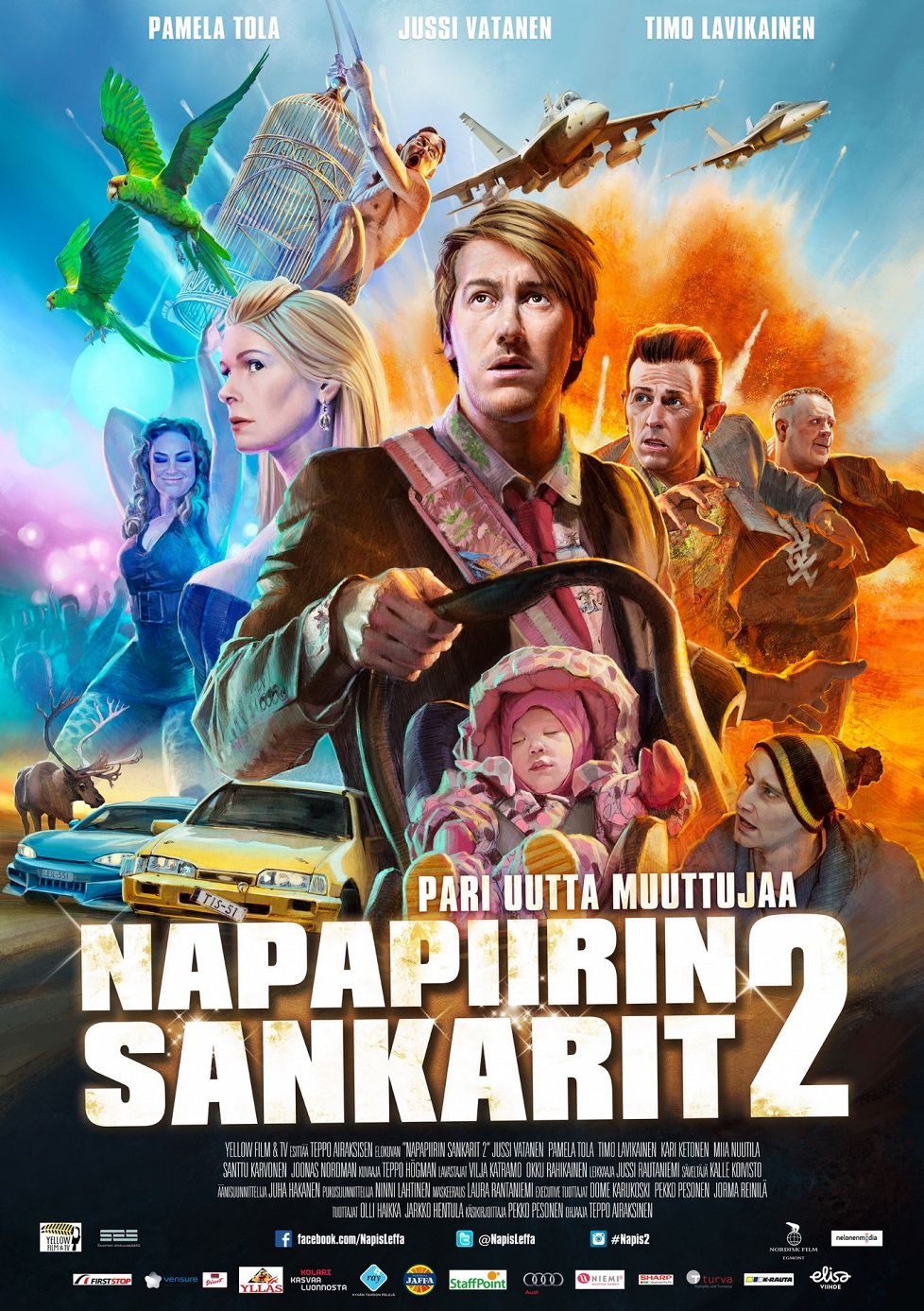 Extra Large Movie Poster Image for Napapiirin sankarit 2 (#1 of 2)