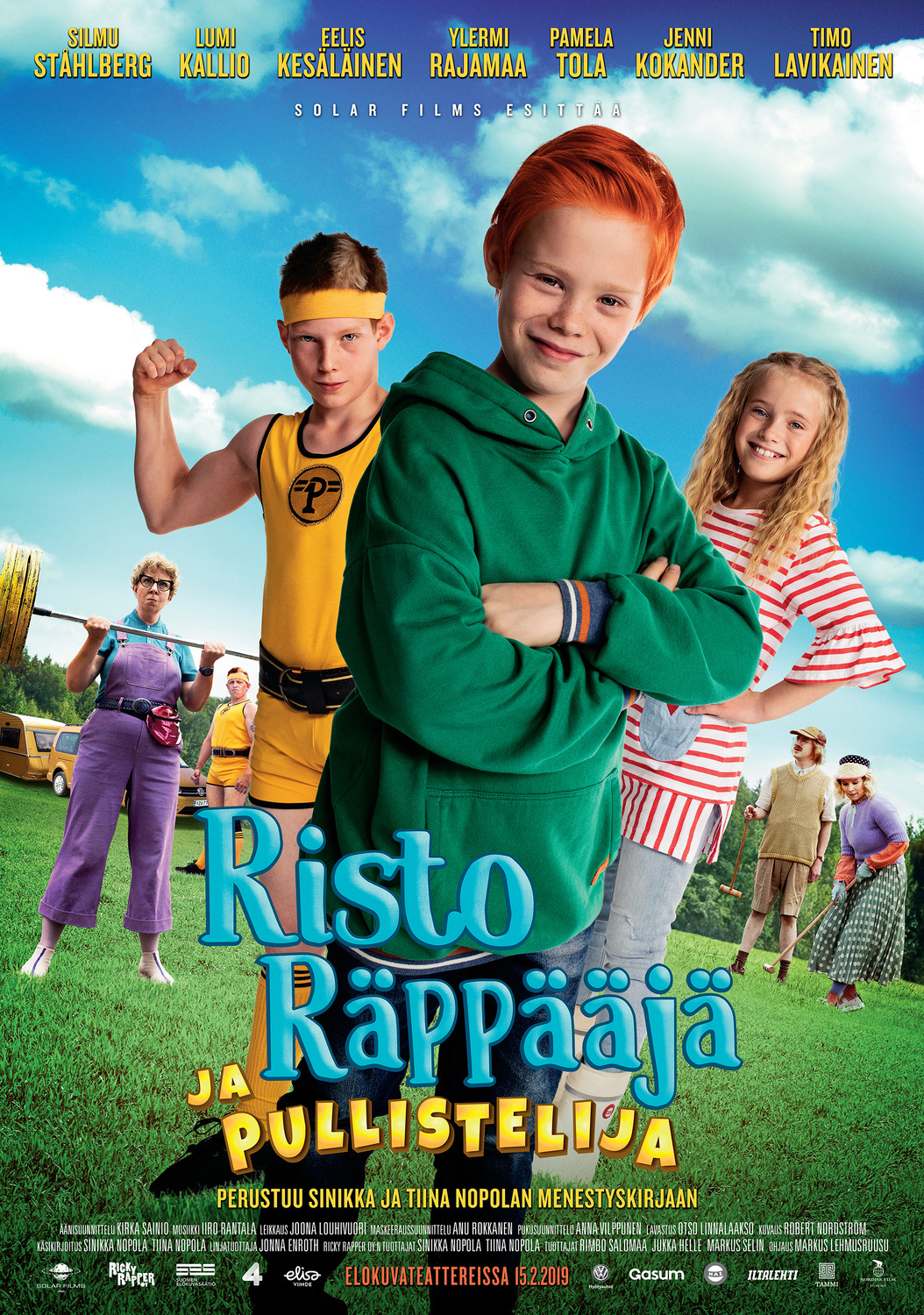 Extra Large Movie Poster Image for Risto Räppääjä ja pullistelija 