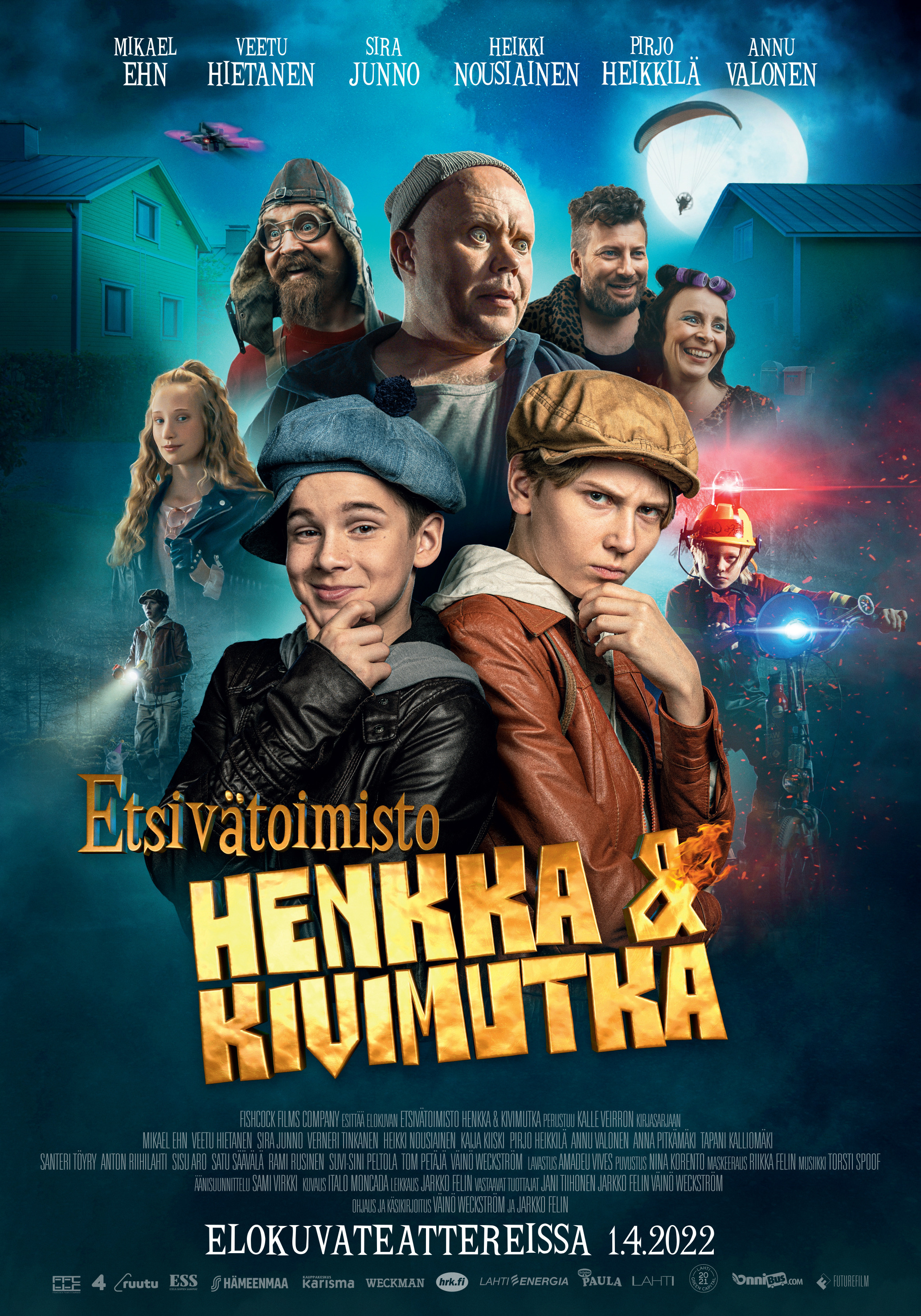 Mega Sized Movie Poster Image for Etsivätoimisto Henkka & Kivimutka 