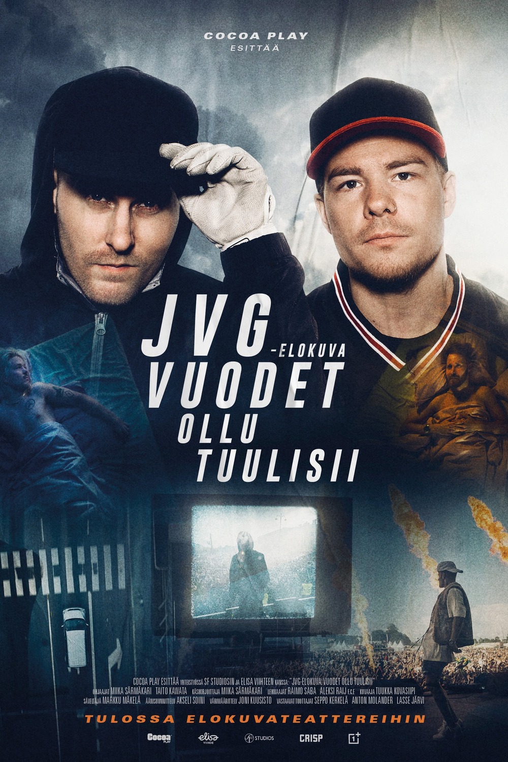 Extra Large Movie Poster Image for JVG-elokuva: Vuodet ollu tuulisii 
