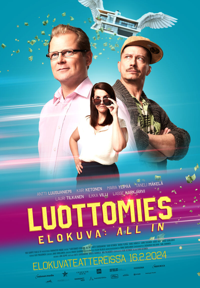Extra Large Movie Poster Image for Luottomies-elokuva: All In 