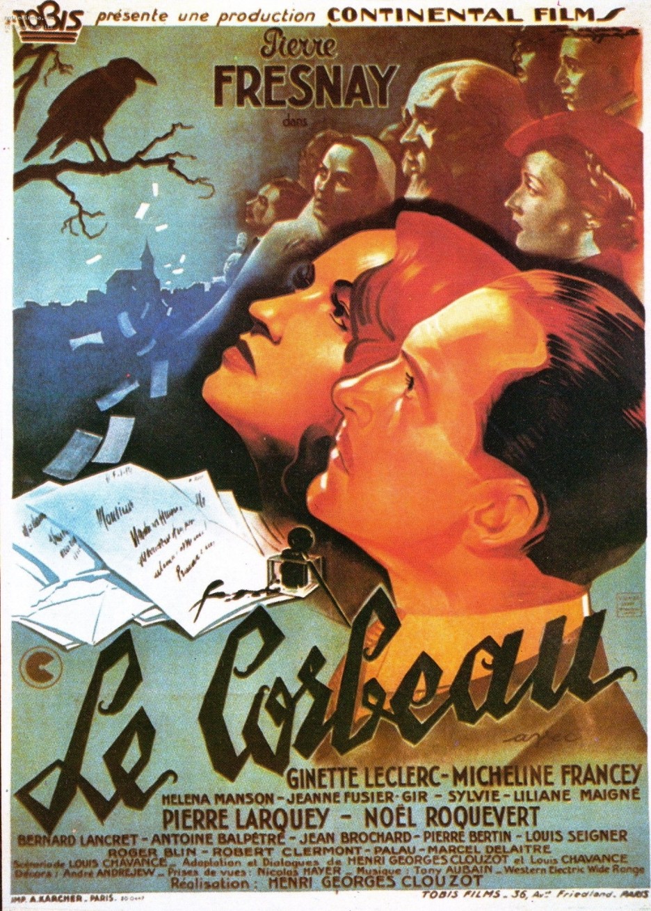 Extra Large Movie Poster Image for Le corbeau (#1 of 2)