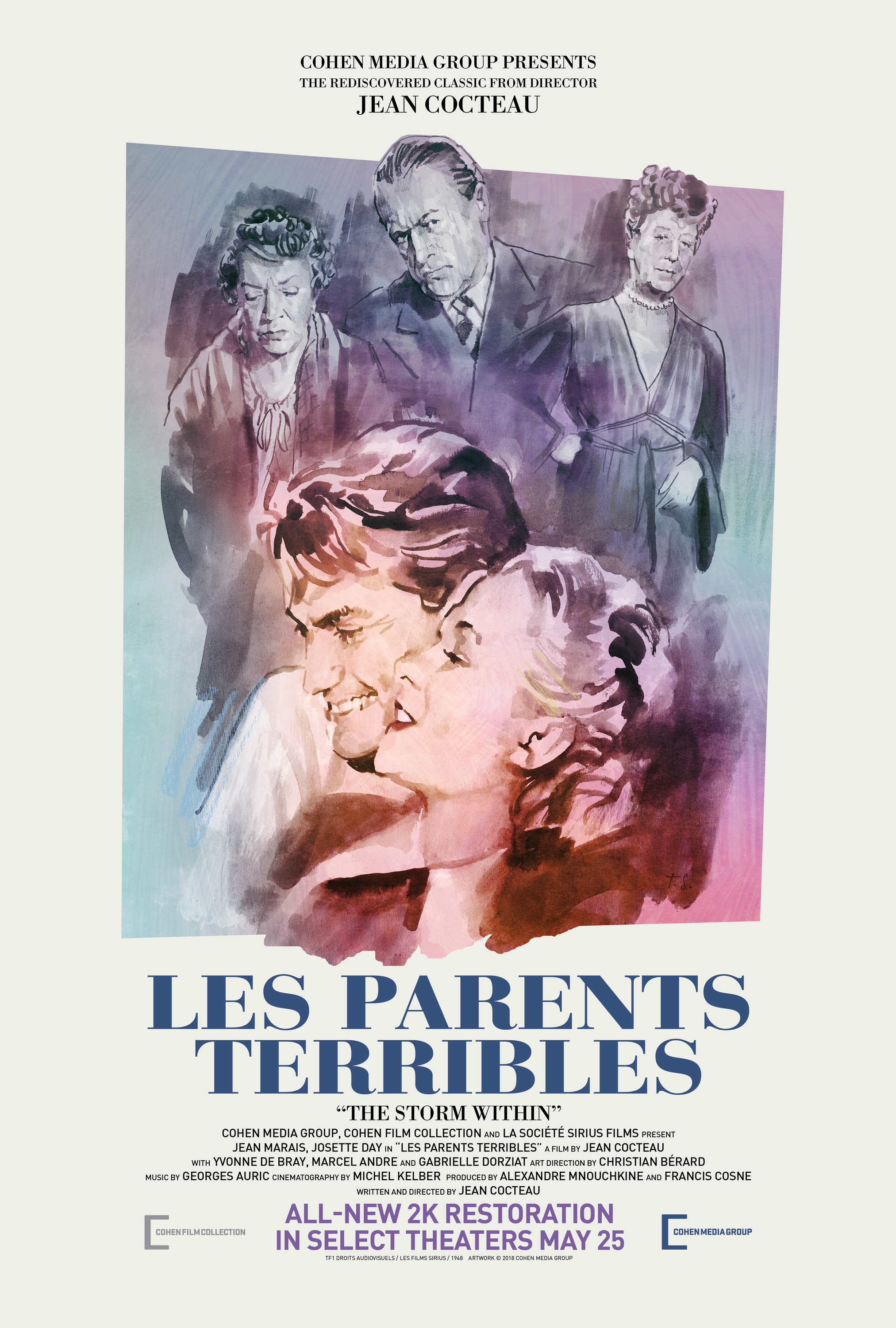 Mega Sized Movie Poster Image for Les parents terribles (#2 of 2)