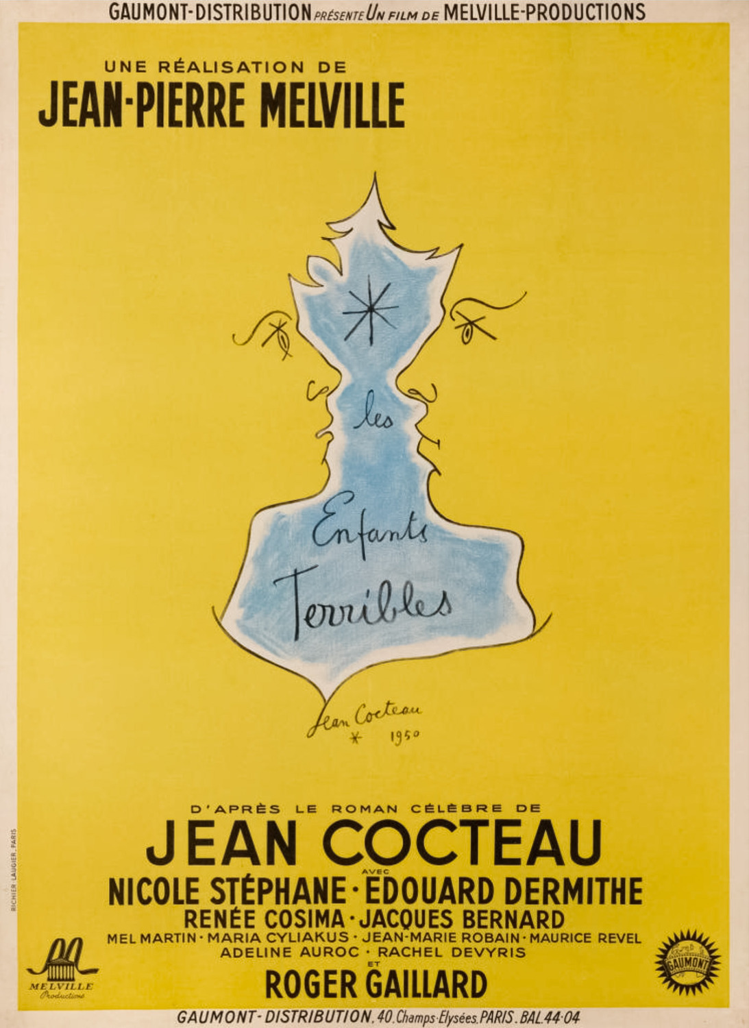 Extra Large Movie Poster Image for Les enfants terribles (#1 of 2)