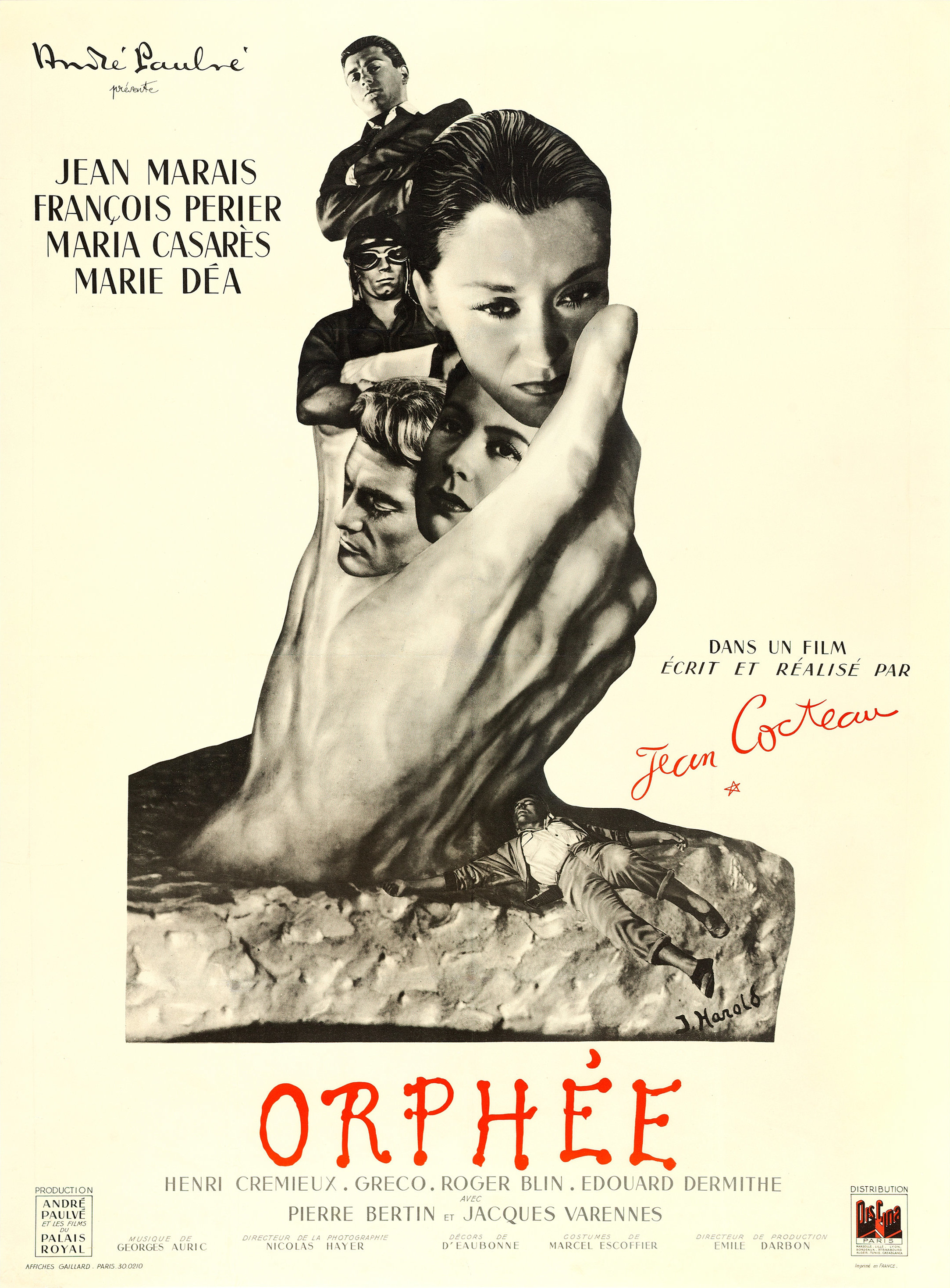 Mega Sized Movie Poster Image for Orphée (#2 of 2)