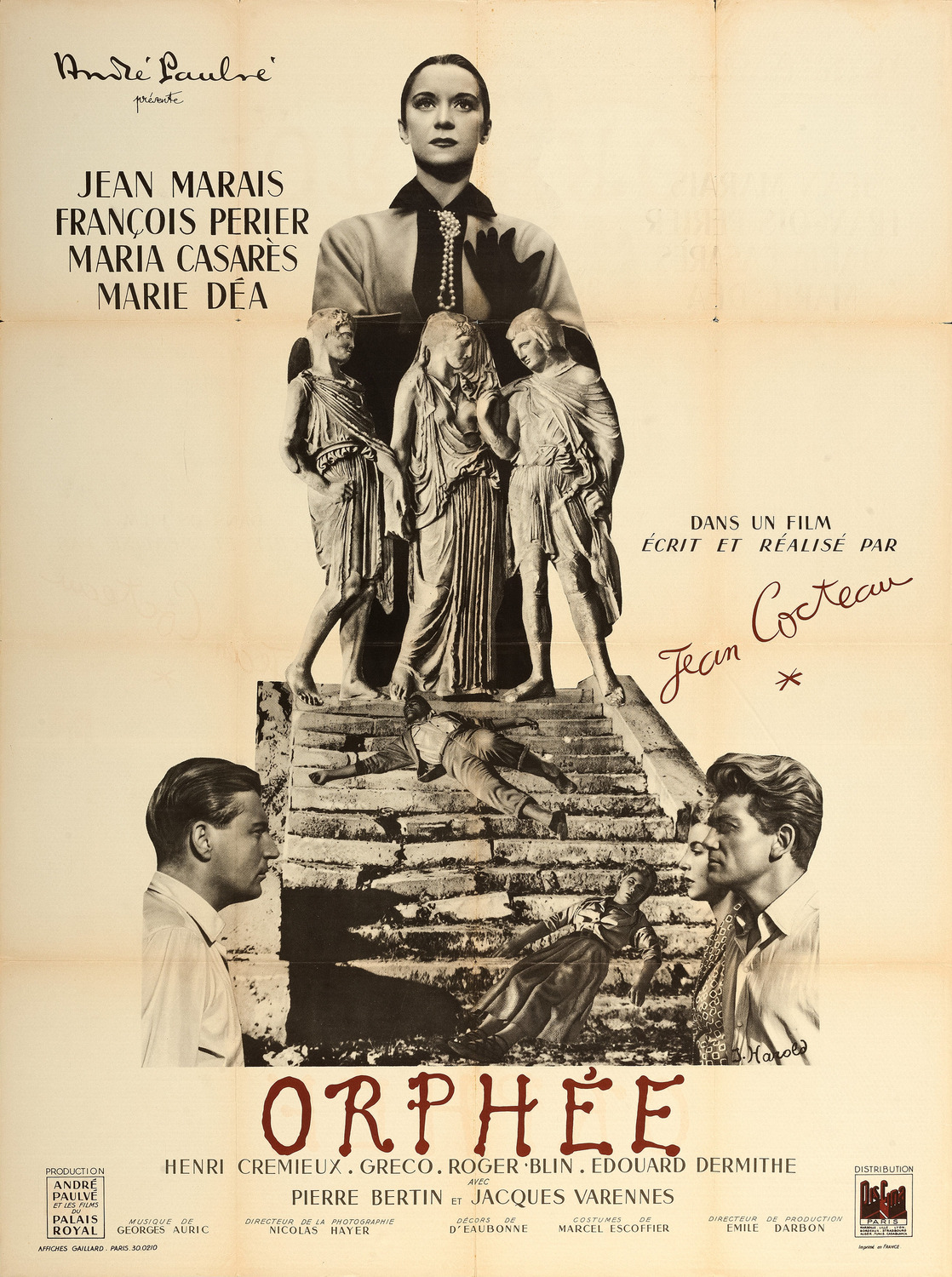Extra Large Movie Poster Image for Orphée (#1 of 2)