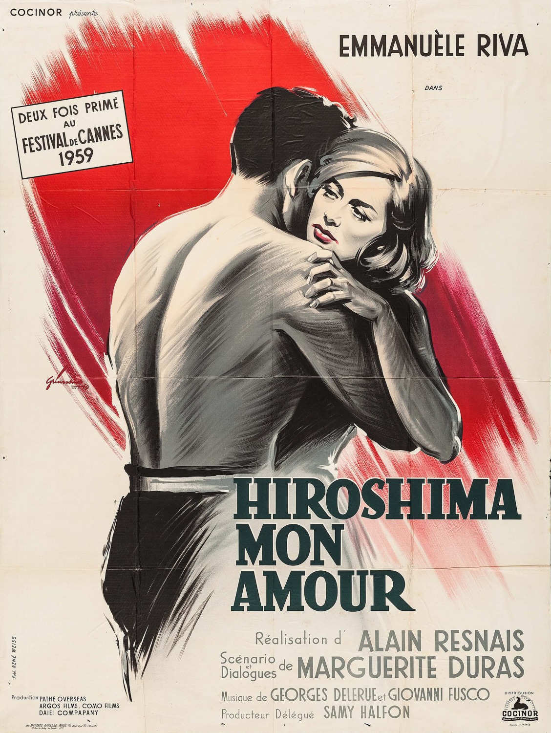 Extra Large Movie Poster Image for Hiroshima mon amour (#1 of 2)