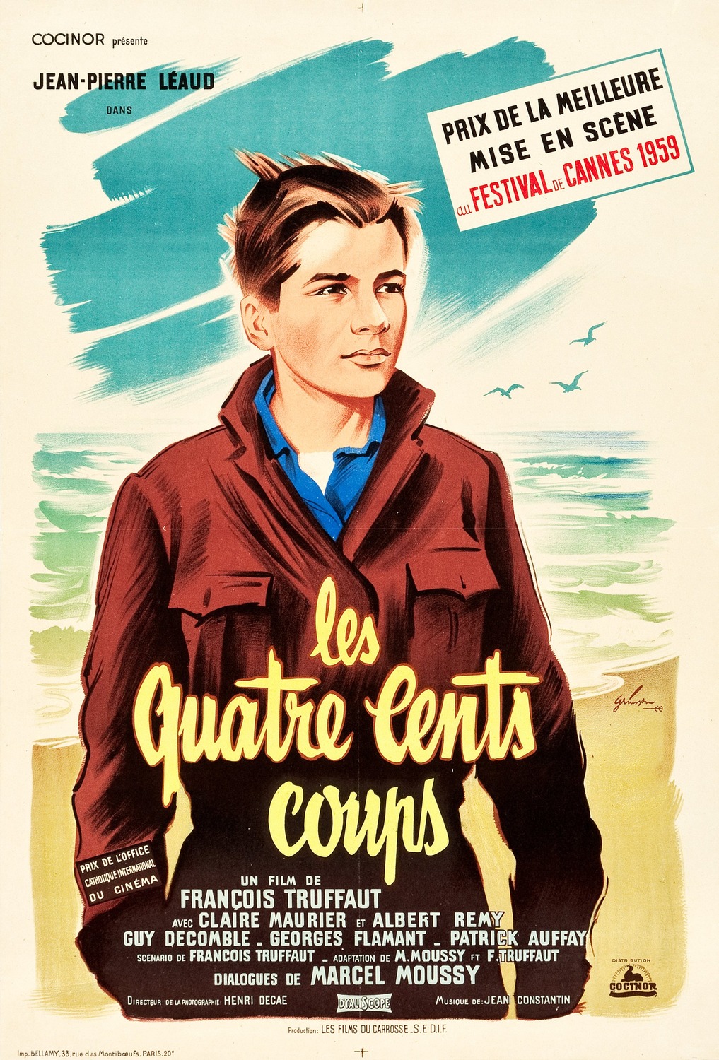 Extra Large Movie Poster Image for Les quatre cents coups (#1 of 7)
