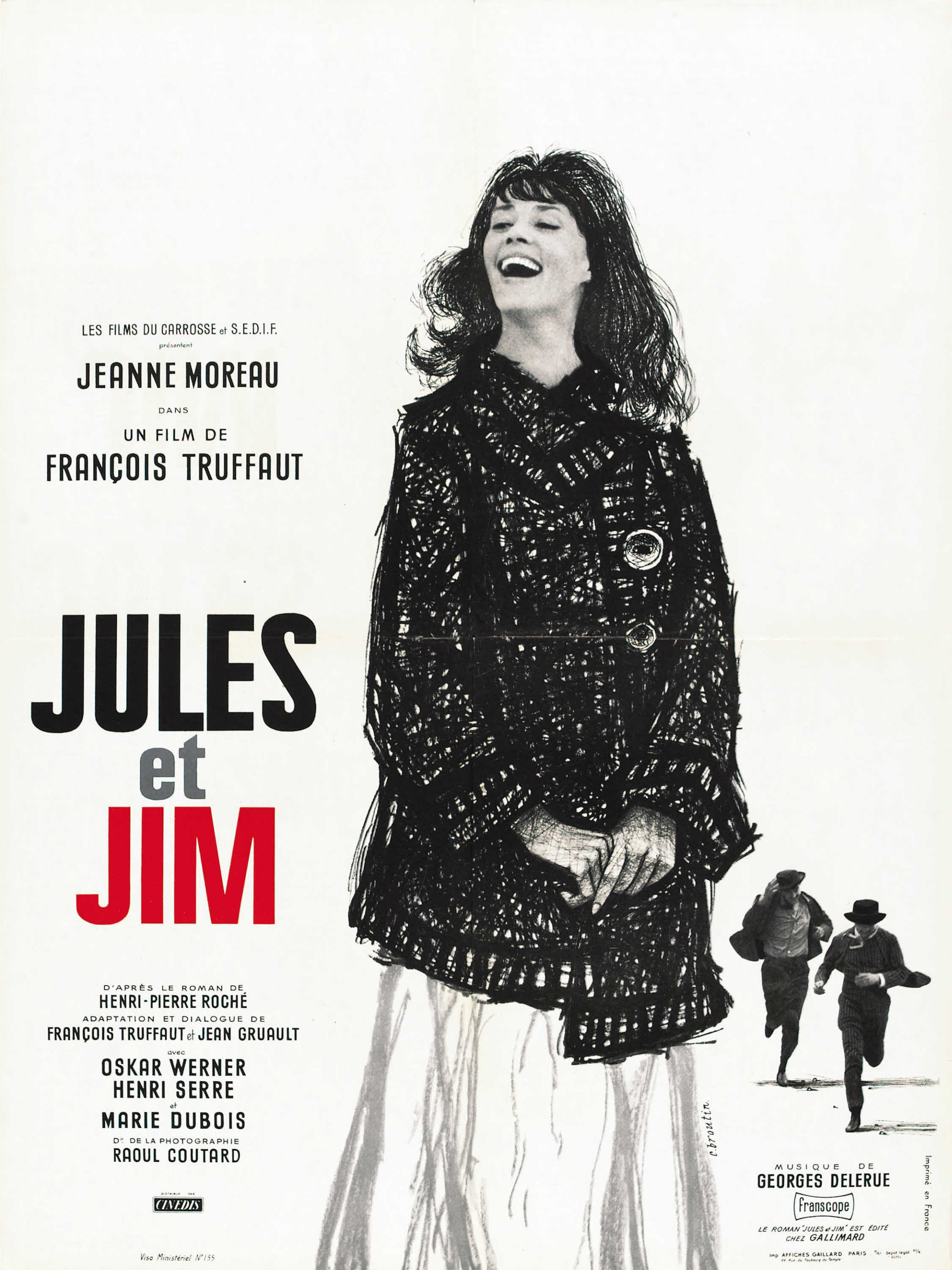 Mega Sized Movie Poster Image for Jules et Jim (#2 of 4)