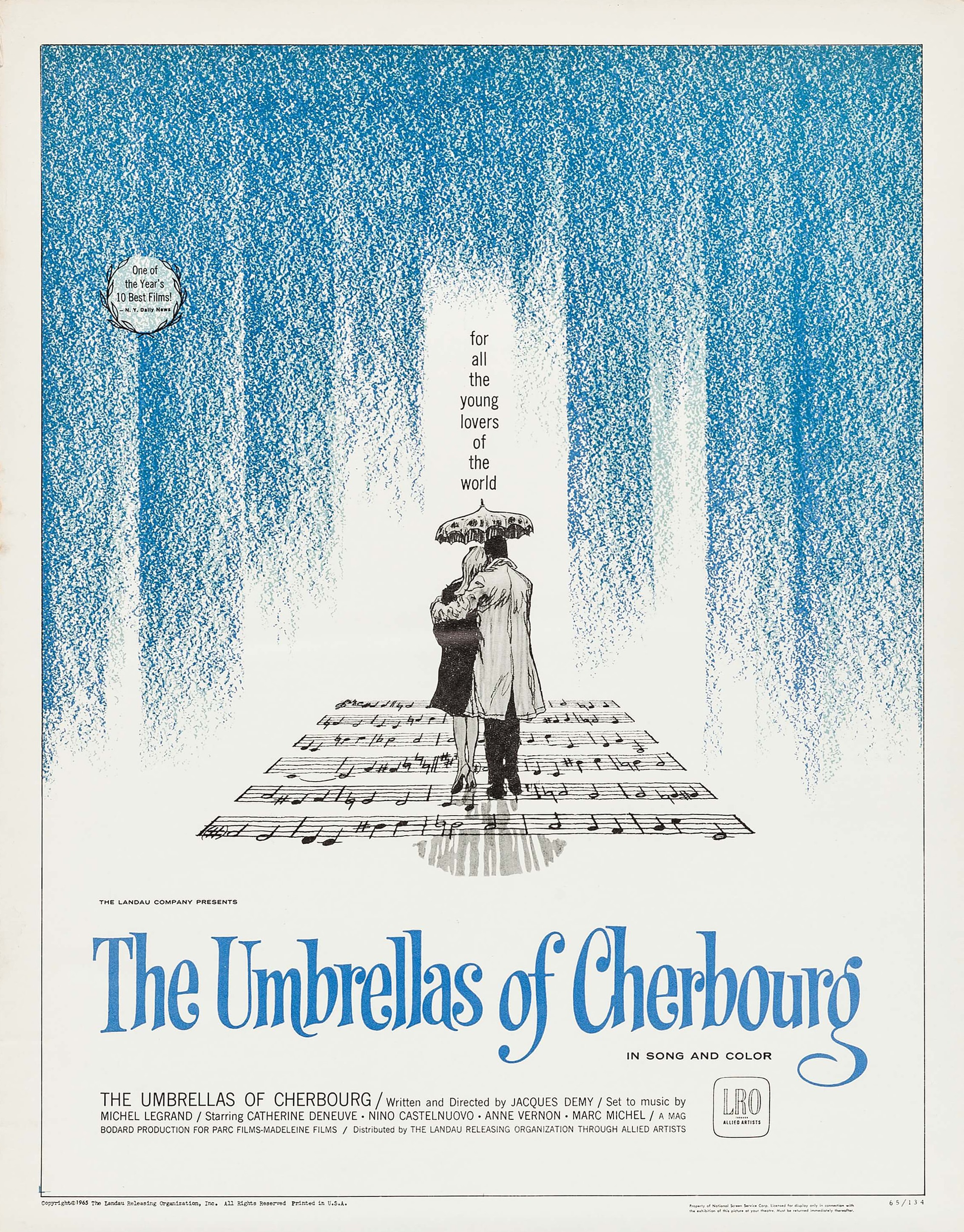 Mega Sized Movie Poster Image for Les parapluies de Cherbourg (#1 of 3)