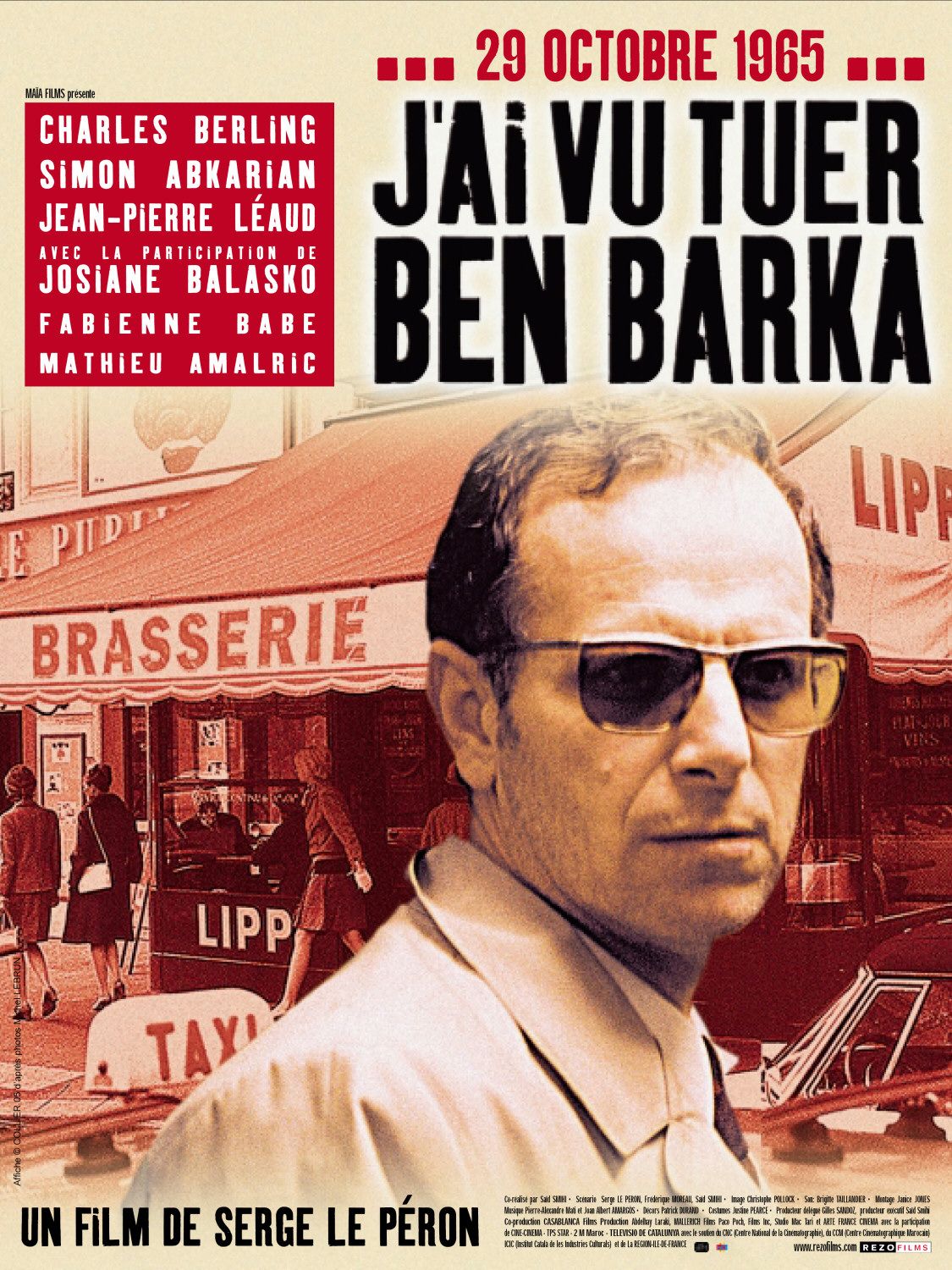 Extra Large Movie Poster Image for J'ai vu tuer Ben Barka (#1 of 2)