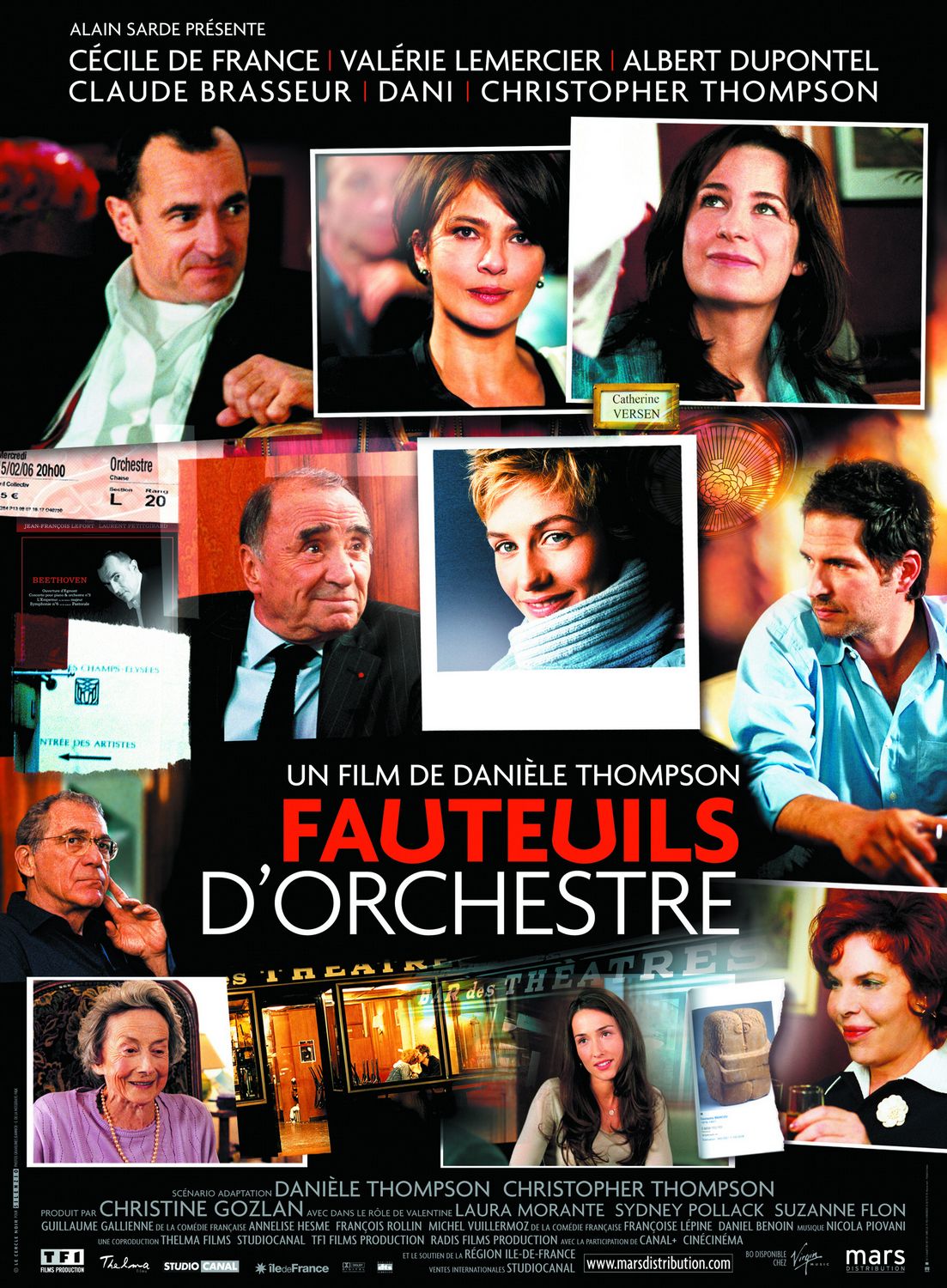 Extra Large Movie Poster Image for Fauteuils d'orchestre 