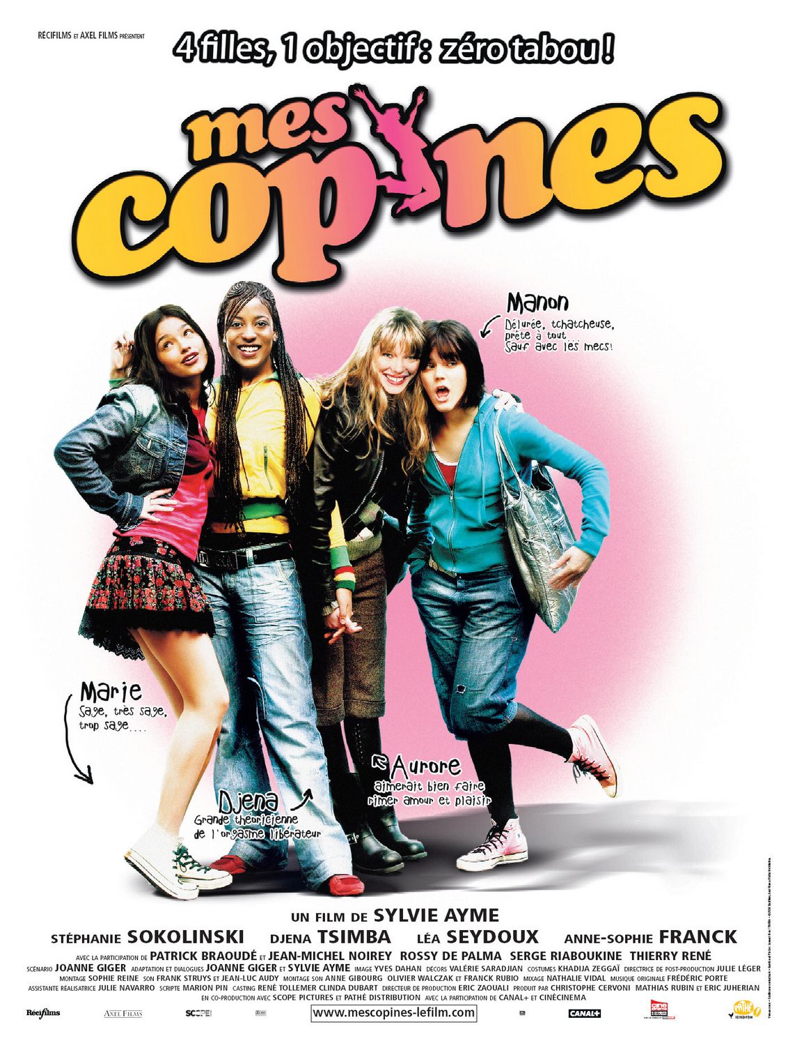 Extra Large Movie Poster Image for Mes copines 