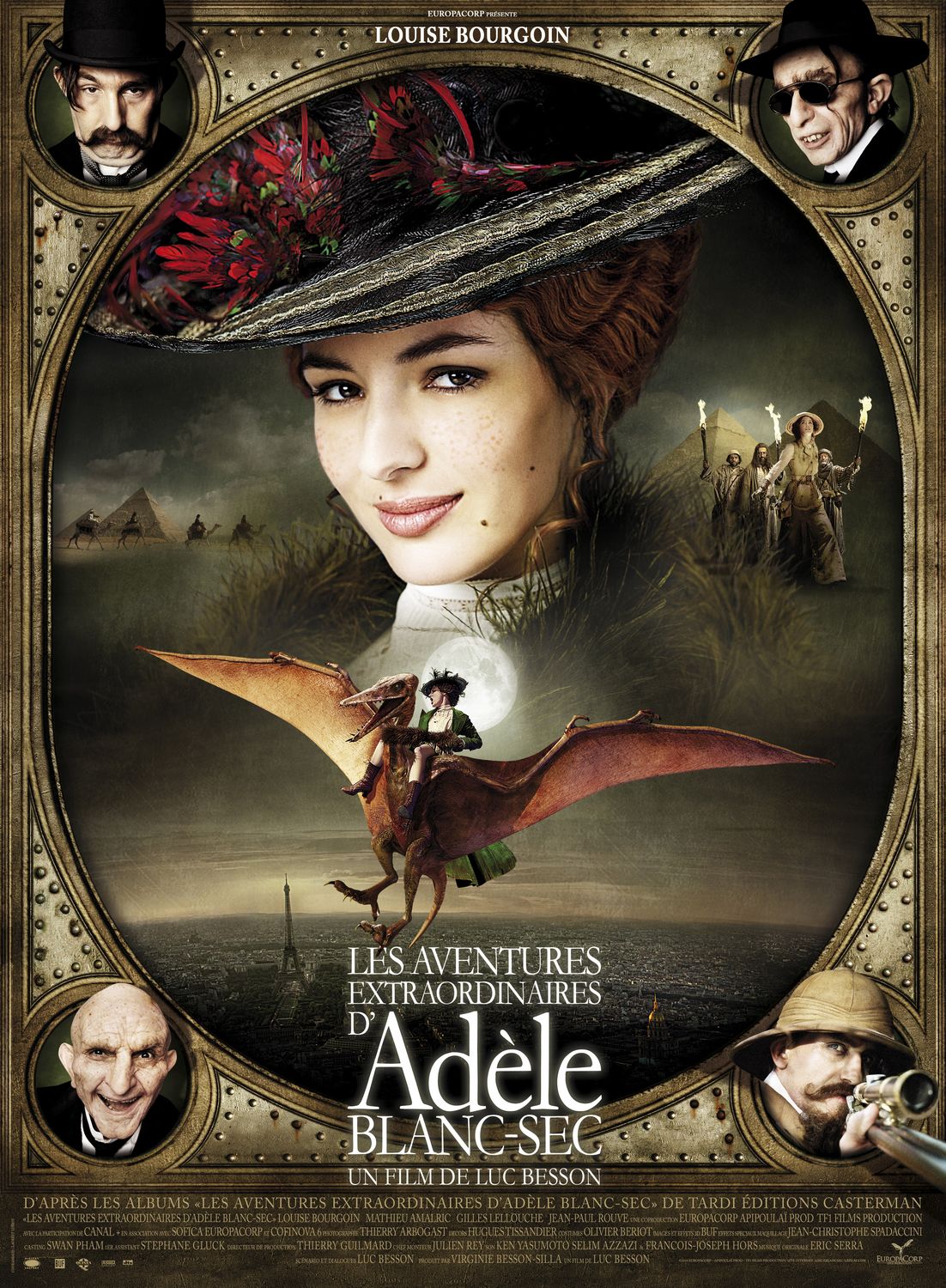 Extra Large Movie Poster Image for Les aventures extraordinaires d'Adèle Blanc-Sec (#4 of 19)