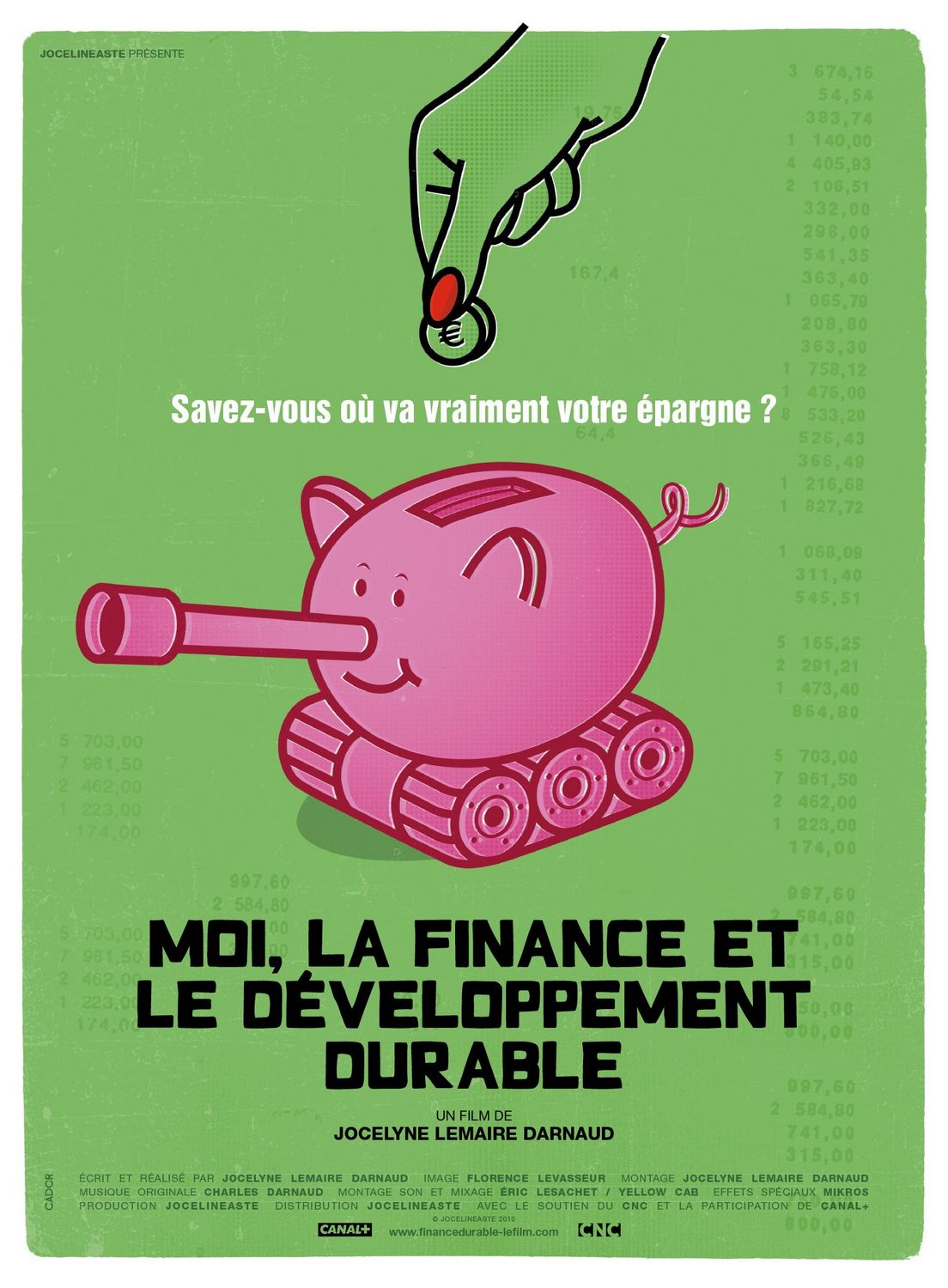 Extra Large Movie Poster Image for Moi, la finance et le développement durable 