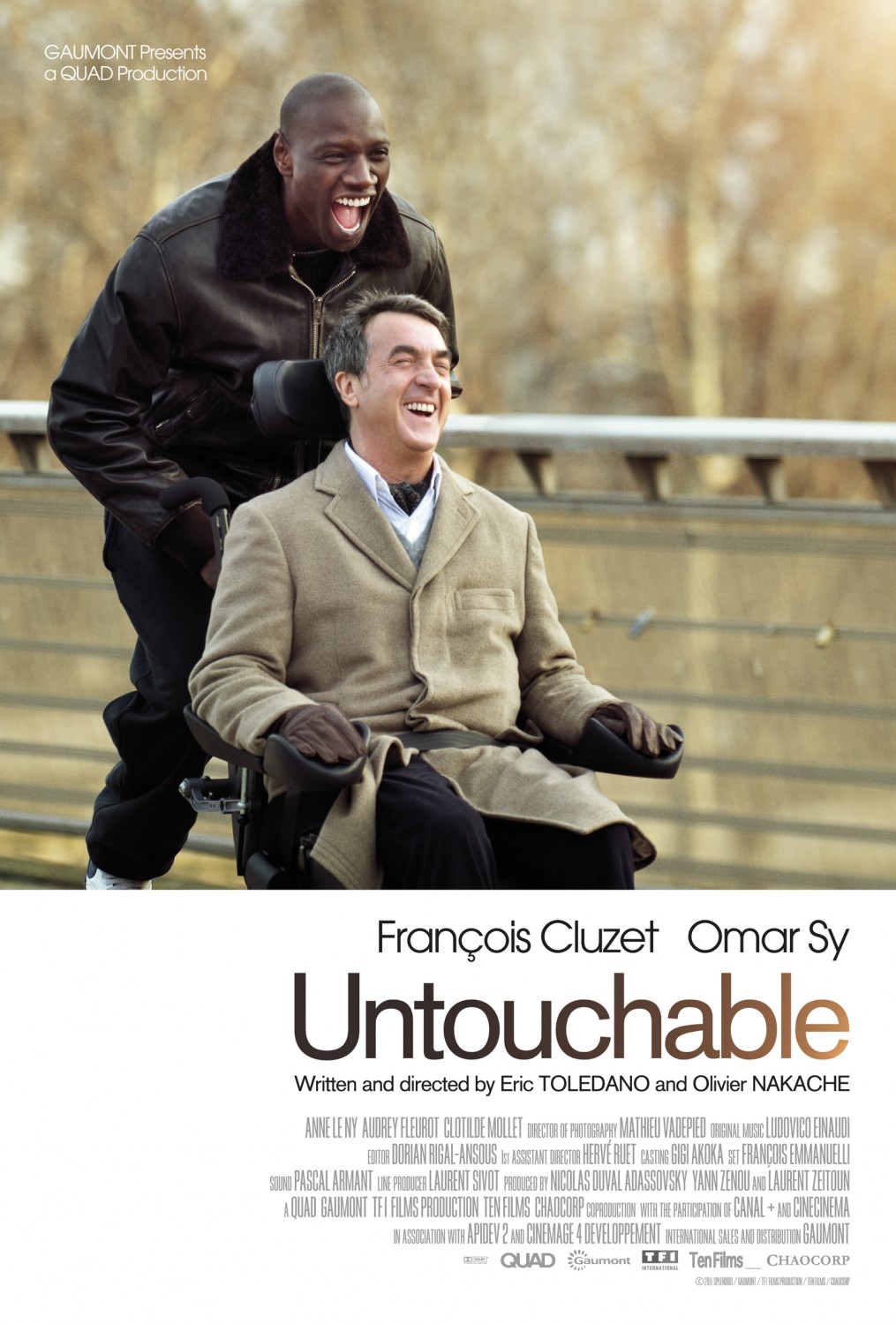 Extra Large Movie Poster Image for Intouchables (#2 of 3)