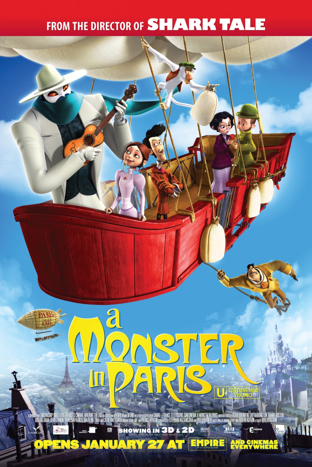 Extra Large Movie Poster Image for Un monstre à Paris (#3 of 3)