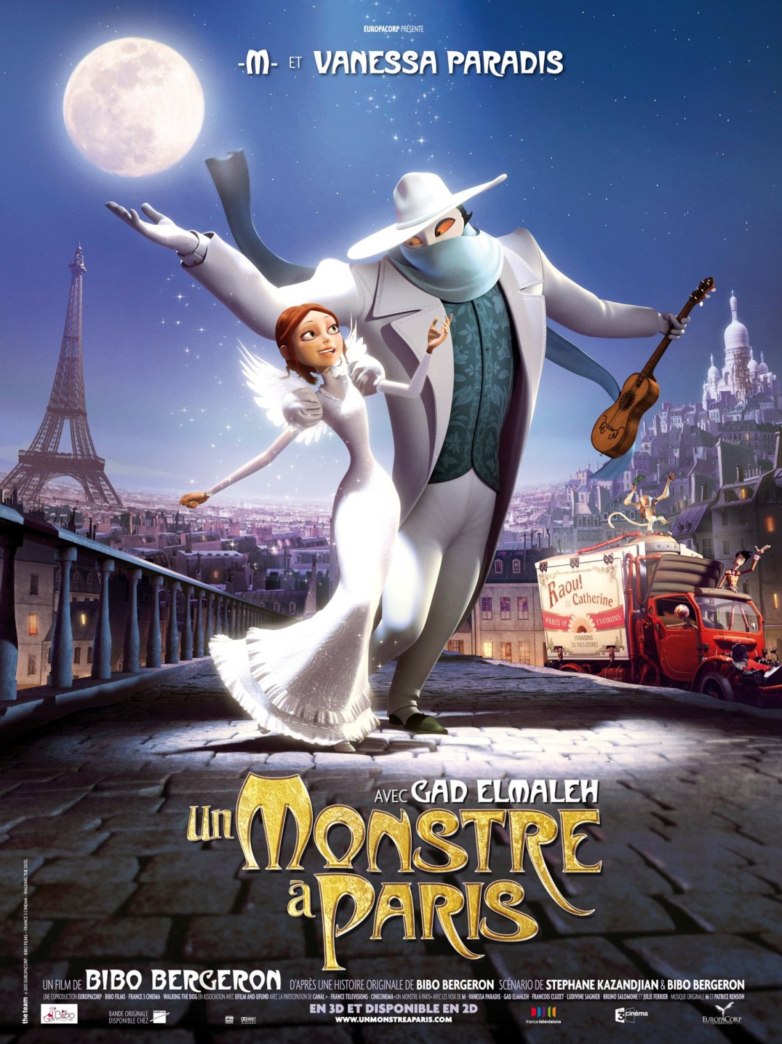 Extra Large Movie Poster Image for Un monstre à Paris (#1 of 3)