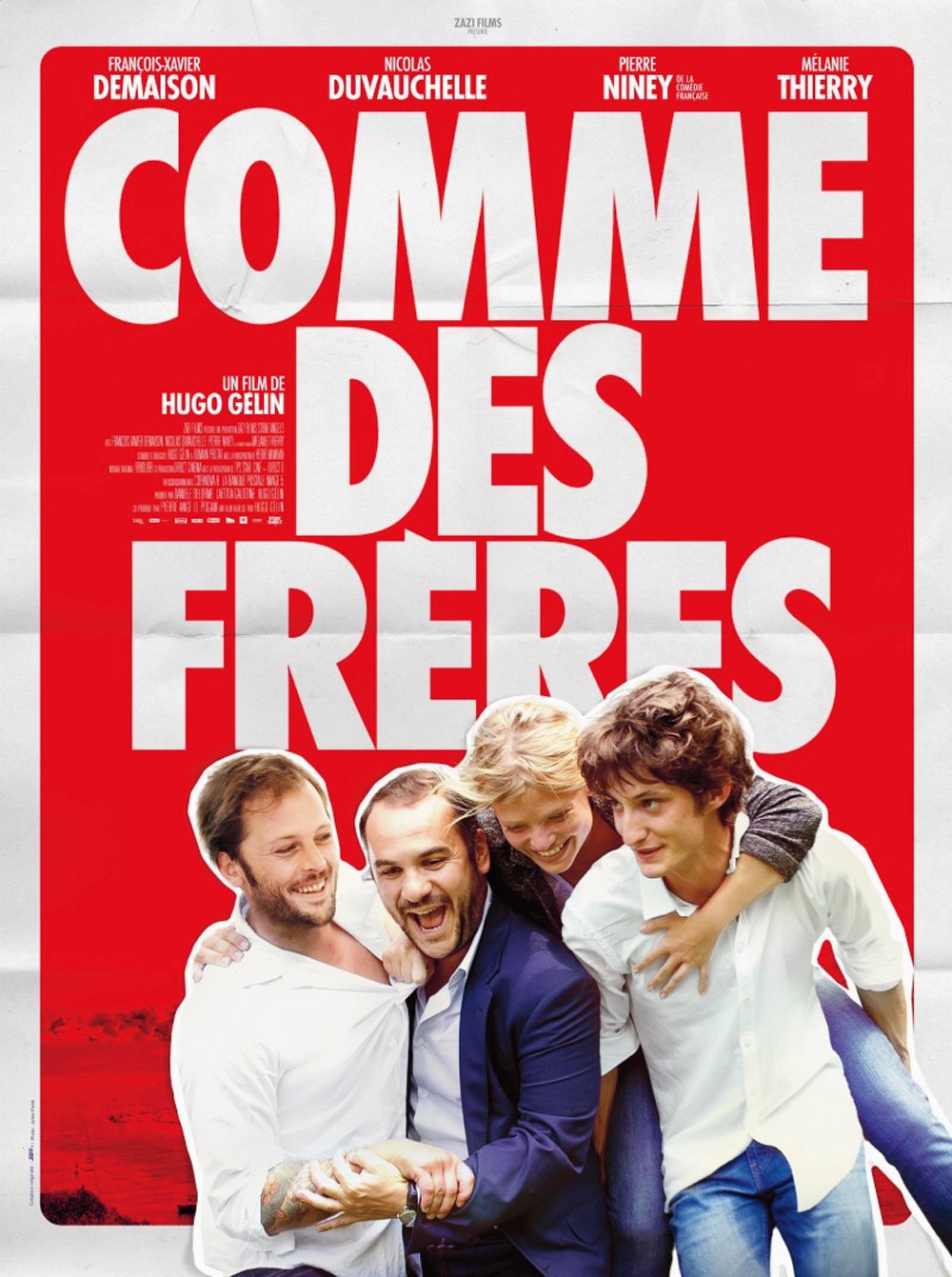 Extra Large Movie Poster Image for Comme des frères 