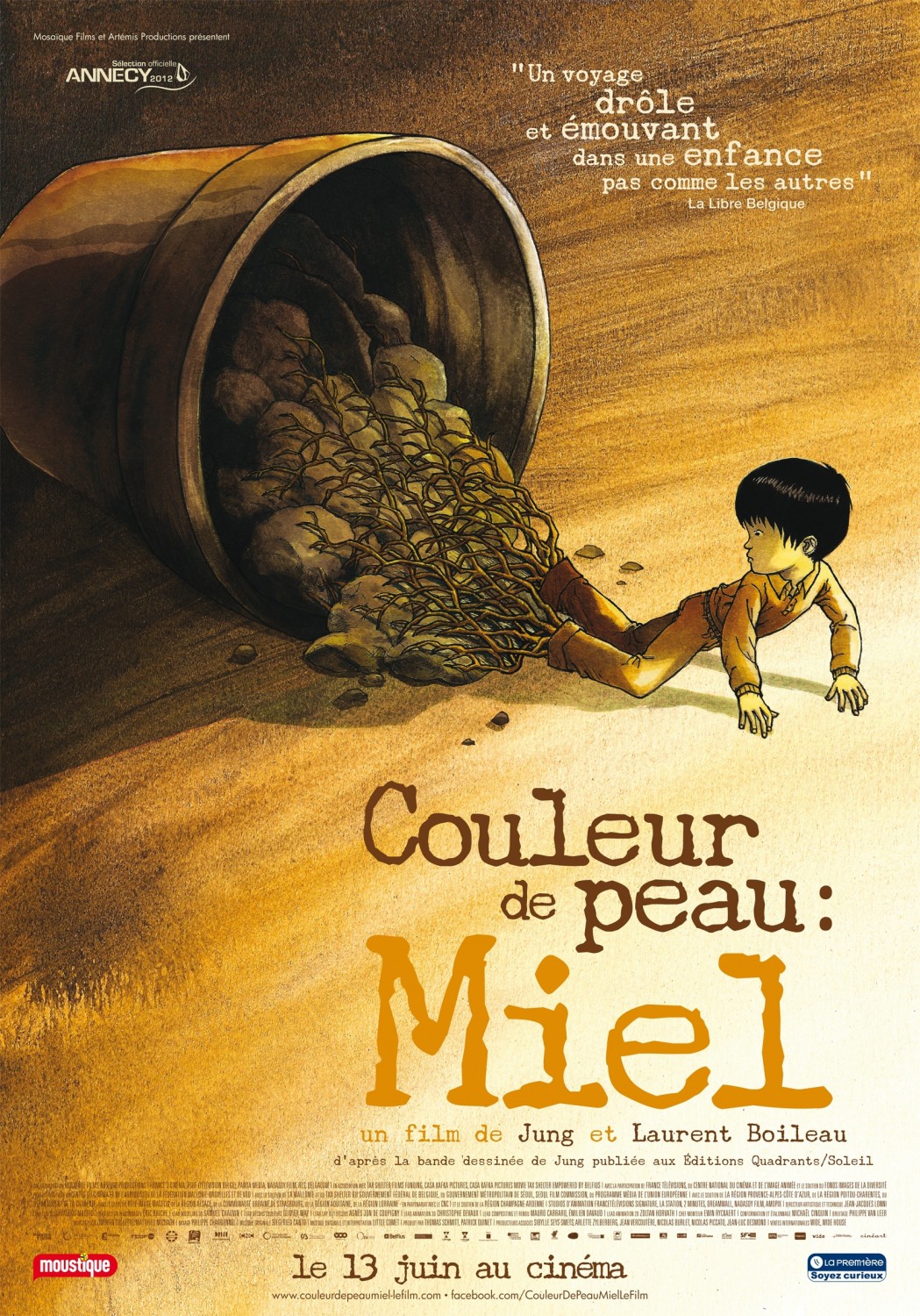 Extra Large Movie Poster Image for Couleur de peau: Miel (#1 of 2)