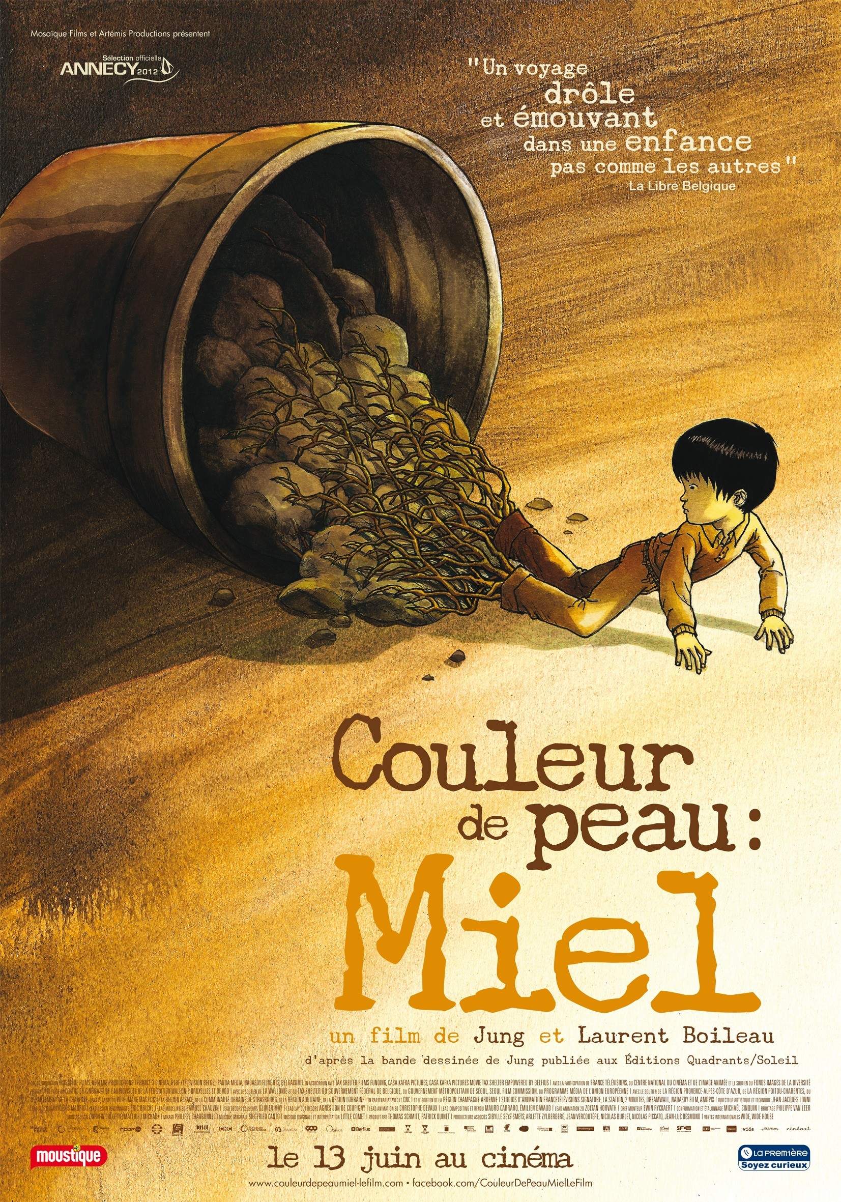 Mega Sized Movie Poster Image for Couleur de peau: Miel (#1 of 2)