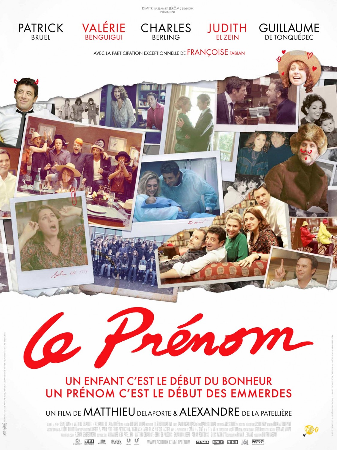 Extra Large Movie Poster Image for Le prénom (#2 of 2)