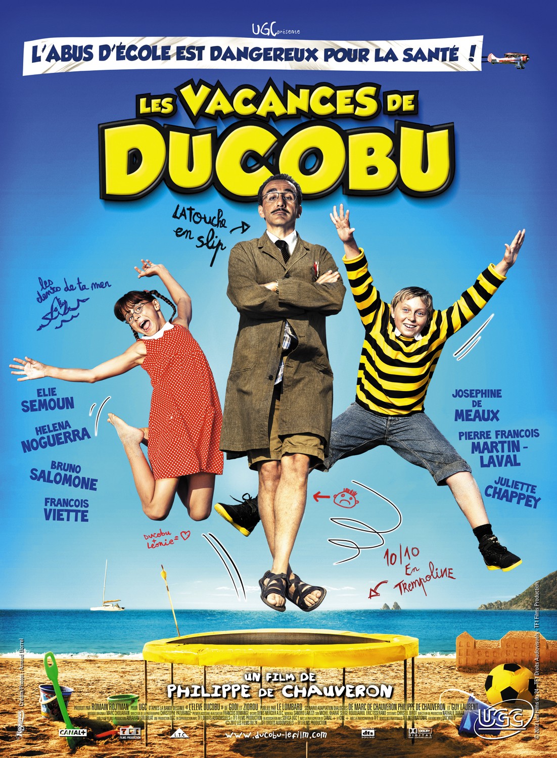 Extra Large Movie Poster Image for Les vacances de Ducobu 