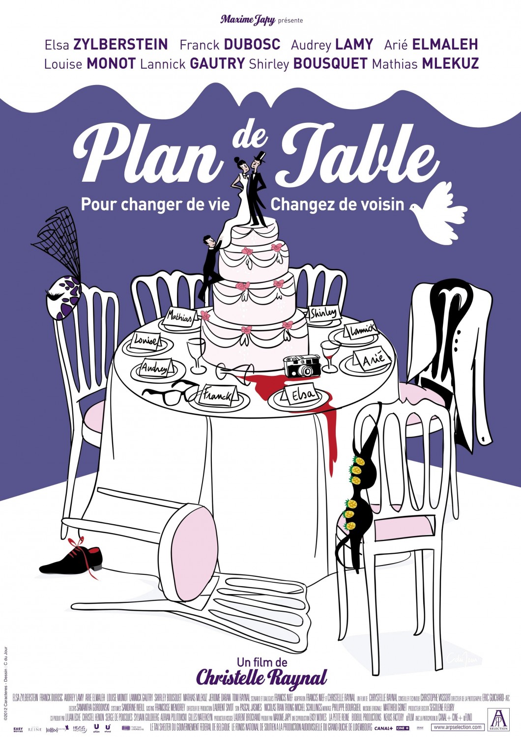 Extra Large Movie Poster Image for Plan de table 