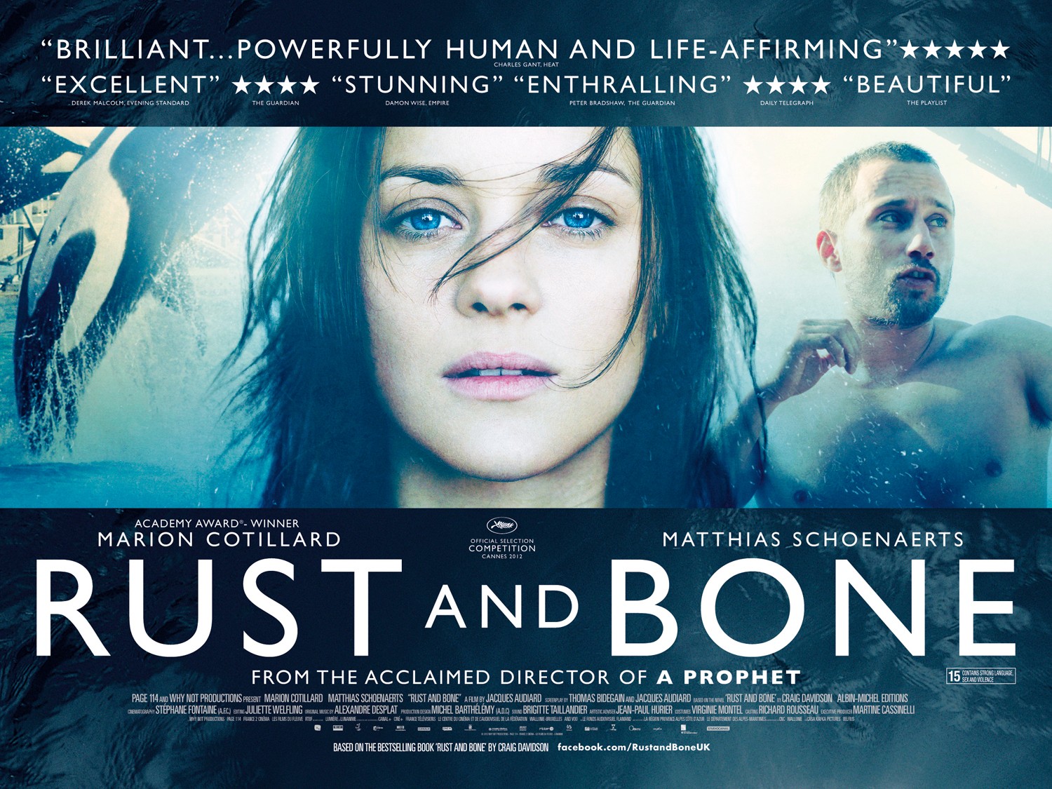 Extra Large Movie Poster Image for Rust and Bone (#4 of 4)