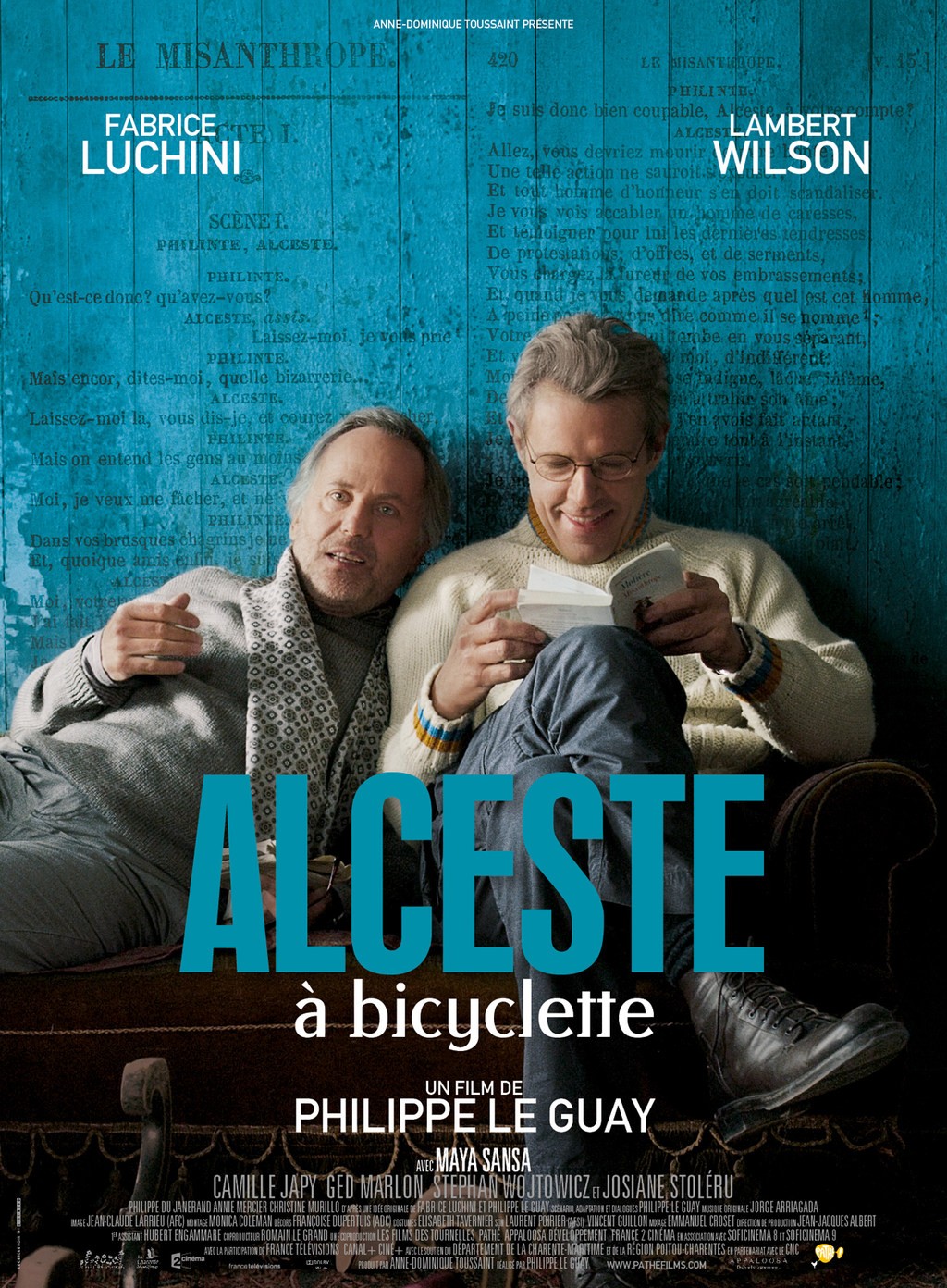 Extra Large Movie Poster Image for Alceste à bicyclette (#1 of 3)