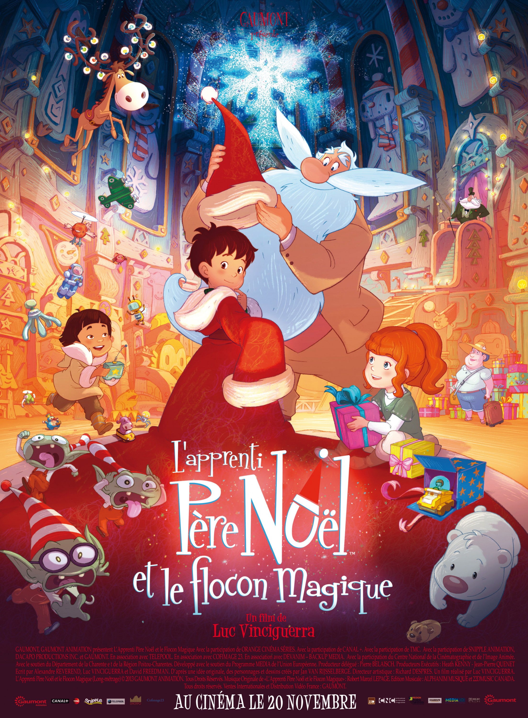 Mega Sized Movie Poster Image for L'apprenti Père Noël et le flocon magique 