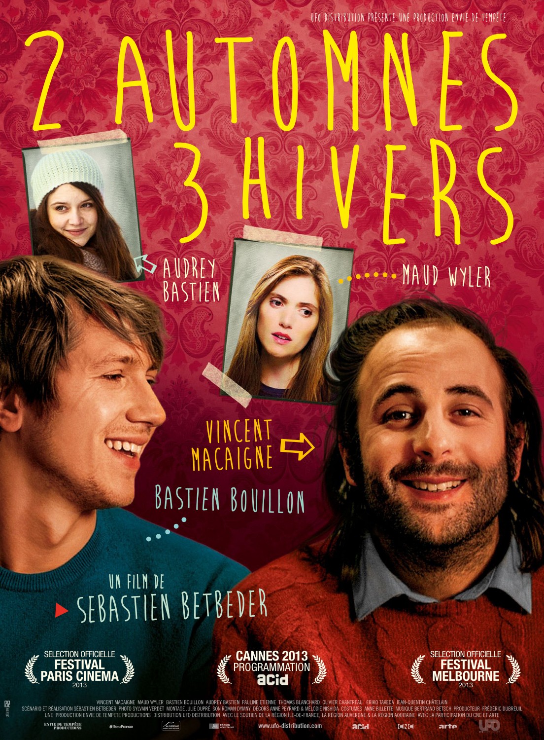 Extra Large Movie Poster Image for 2 automnes 3 hivers 