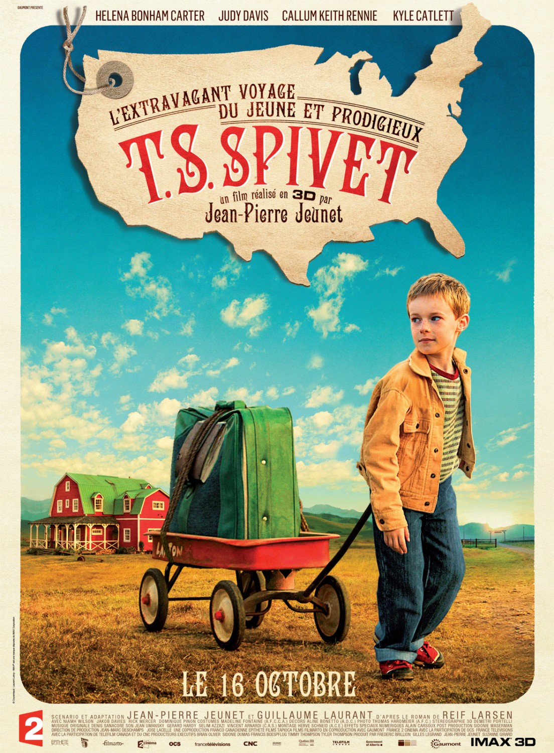 Extra Large Movie Poster Image for The Young and Prodigious Spivet (#2 of 4)