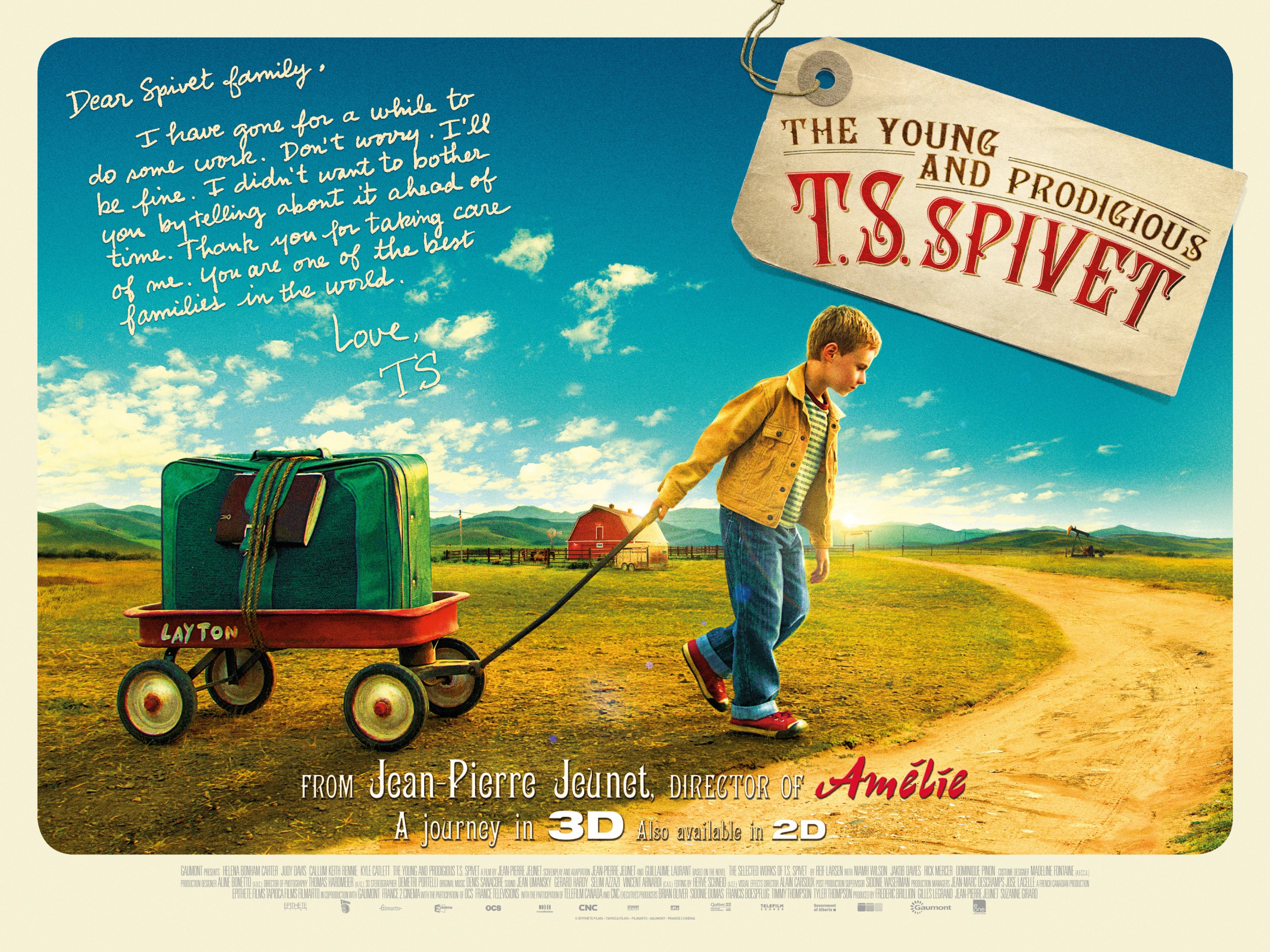 Mega Sized Movie Poster Image for The Young and Prodigious Spivet (#3 of 4)