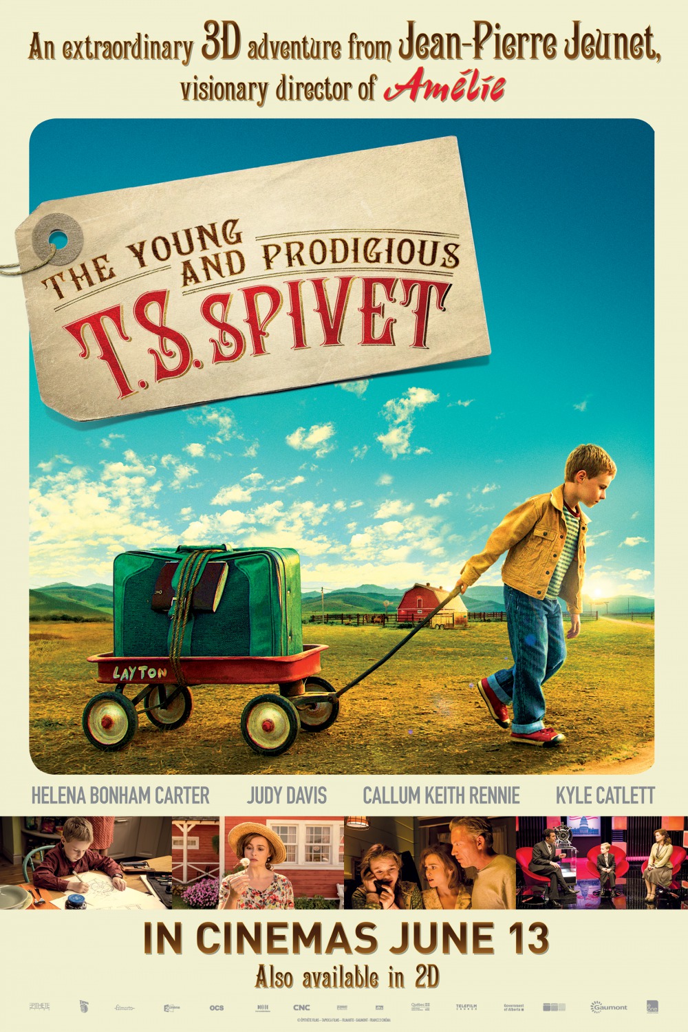 Extra Large Movie Poster Image for The Young and Prodigious Spivet (#4 of 4)