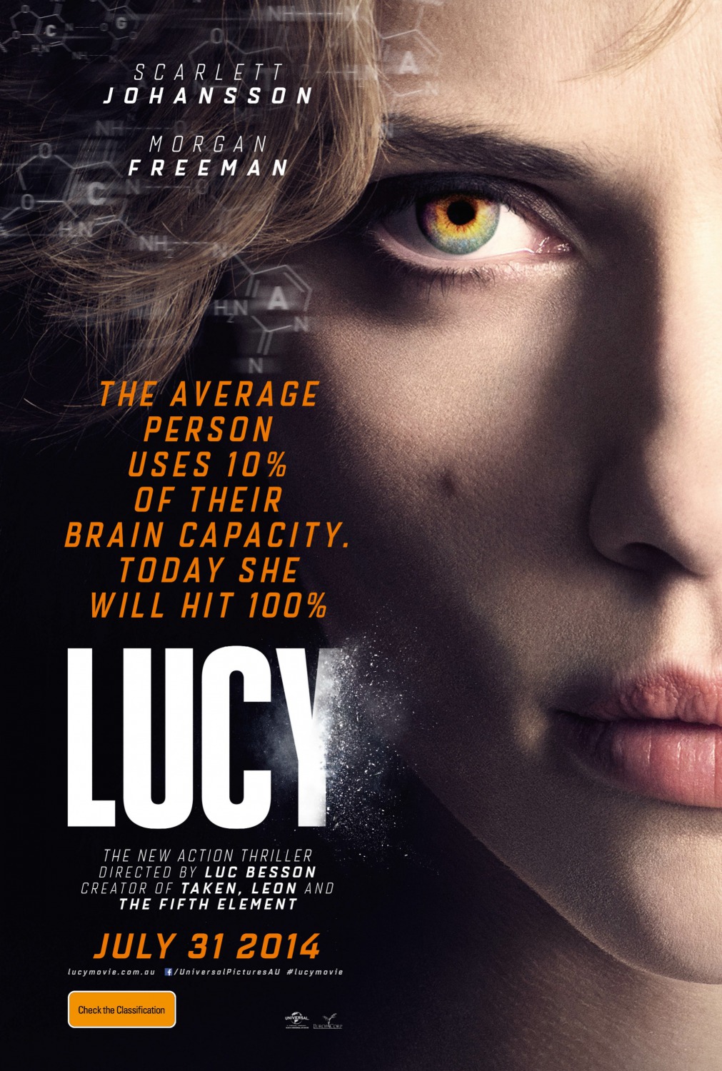 Extra Large Movie Poster Image for Lucy