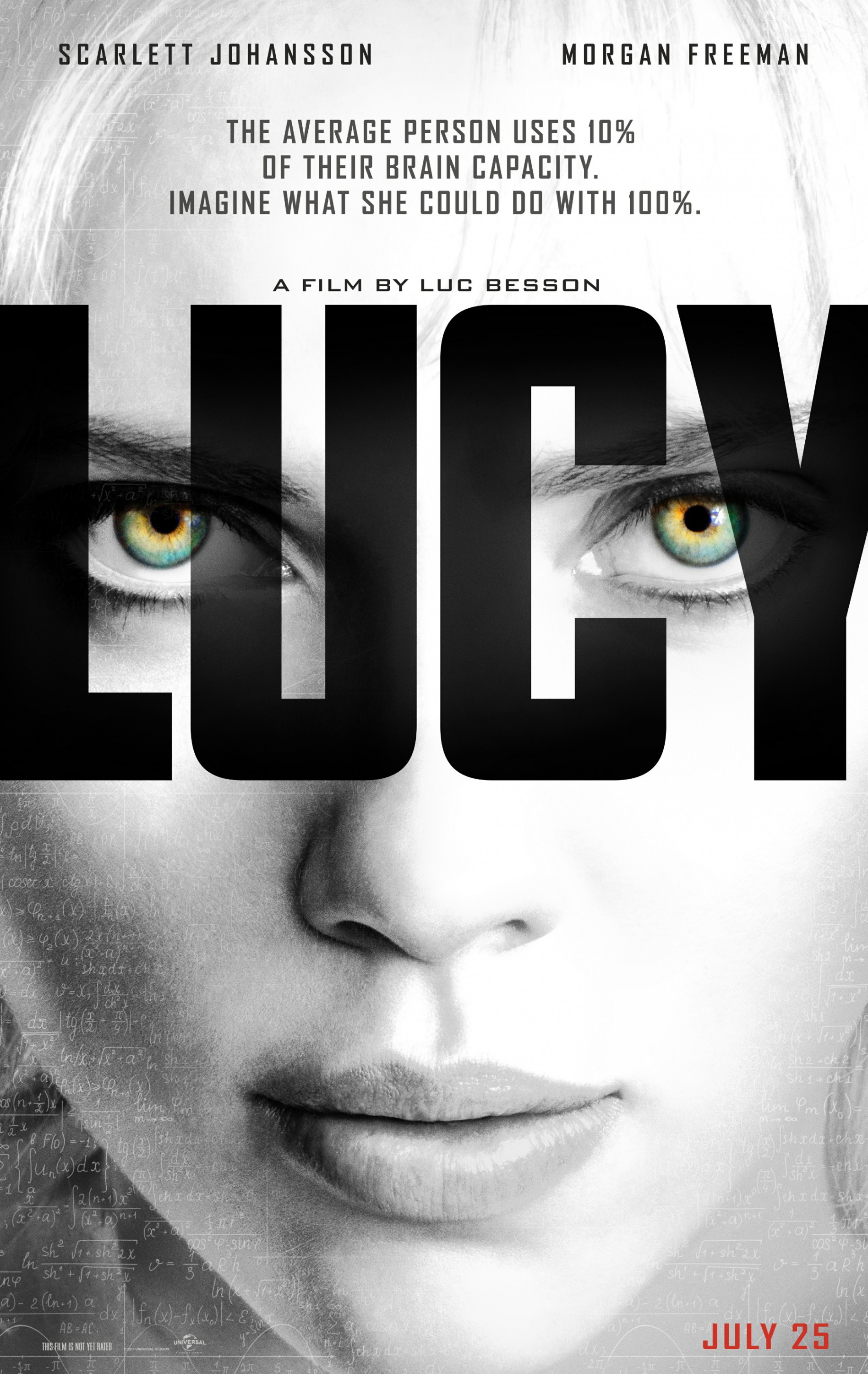Mega Sized Movie Poster Image for Lucy (#1 of 4)