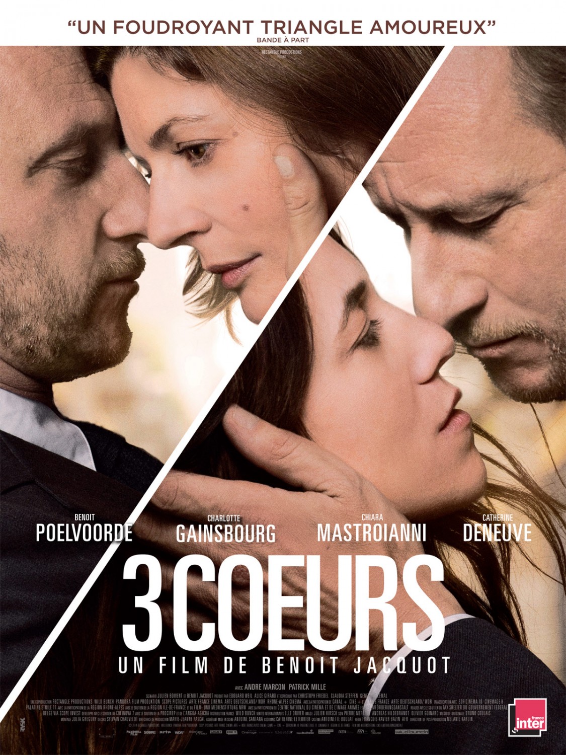 Extra Large Movie Poster Image for 3 coeurs (#1 of 2)