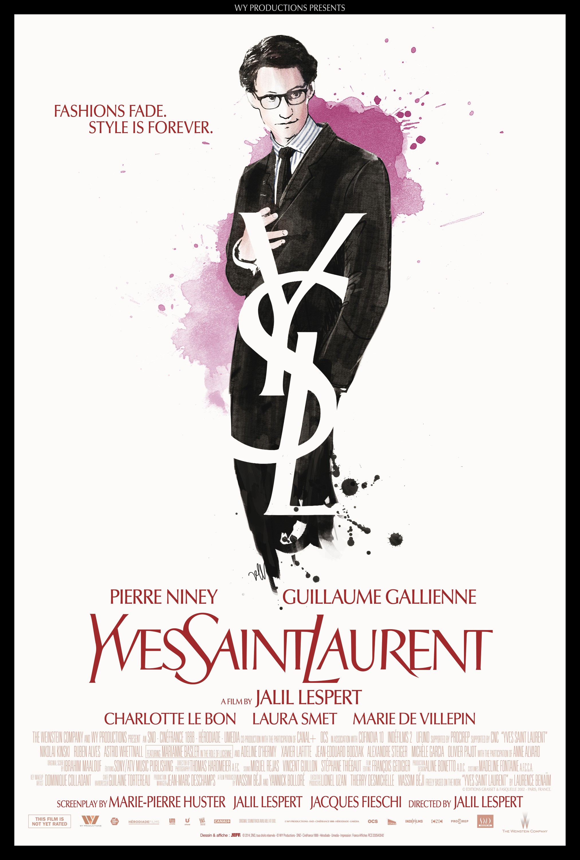 Mega Sized Movie Poster Image for Yves Saint Laurent (#2 of 7)