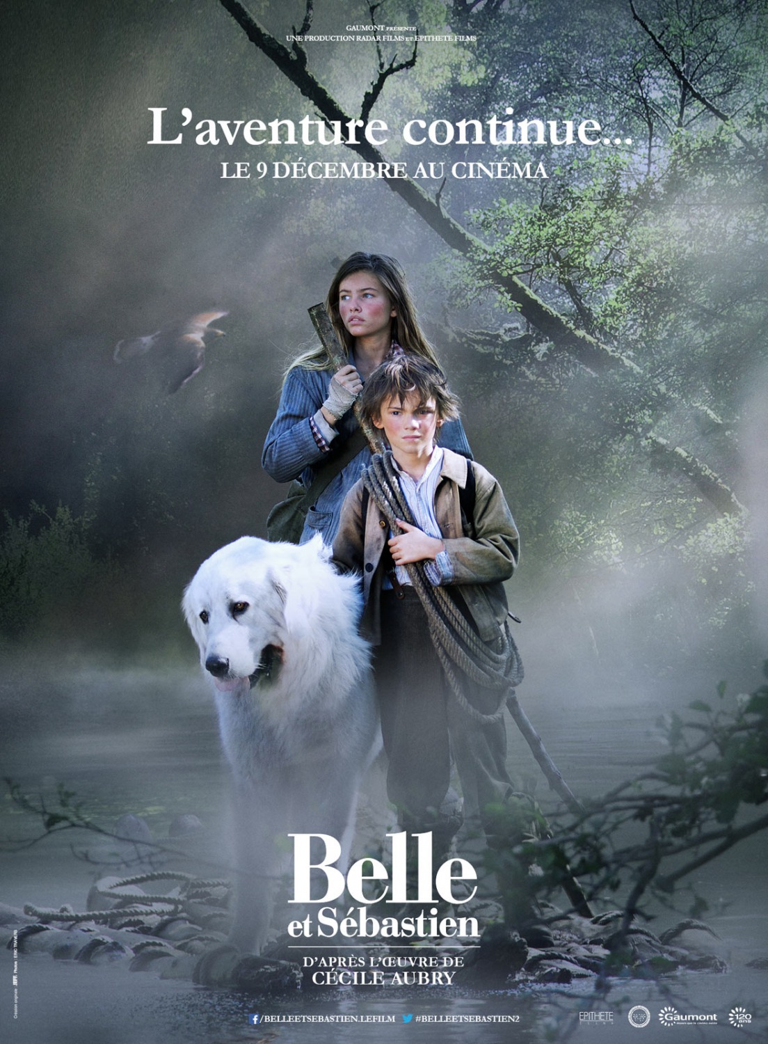 Extra Large Movie Poster Image for Belle et Sébastien, l'aventure continue (#2 of 3)