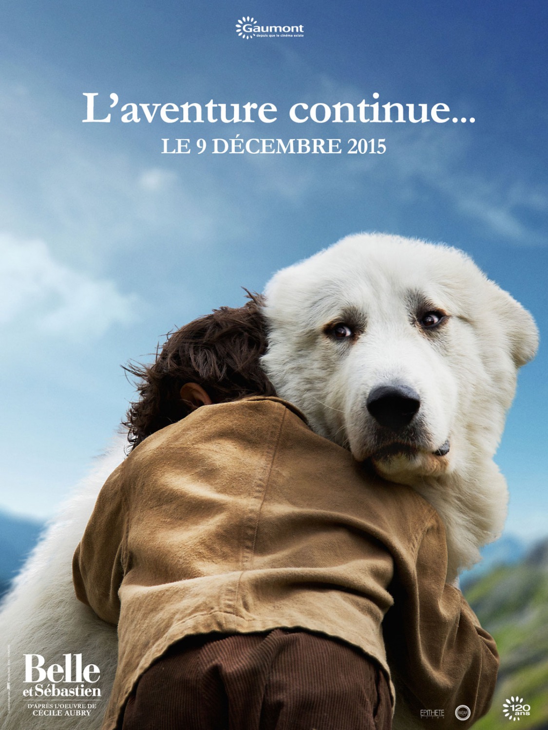 Extra Large Movie Poster Image for Belle et Sébastien, l'aventure continue (#3 of 3)