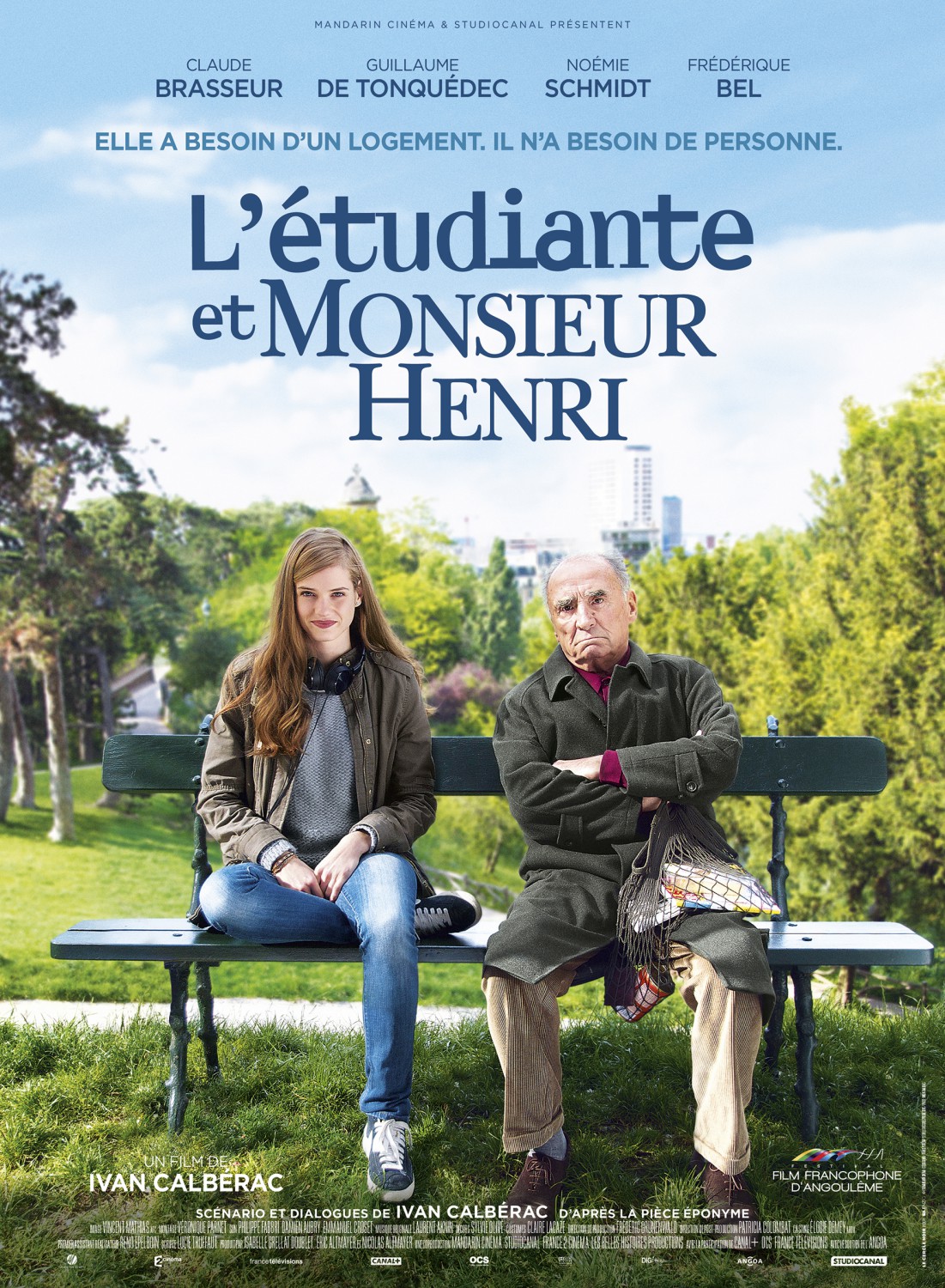 Extra Large Movie Poster Image for L'étudiante et monsieur Henri 