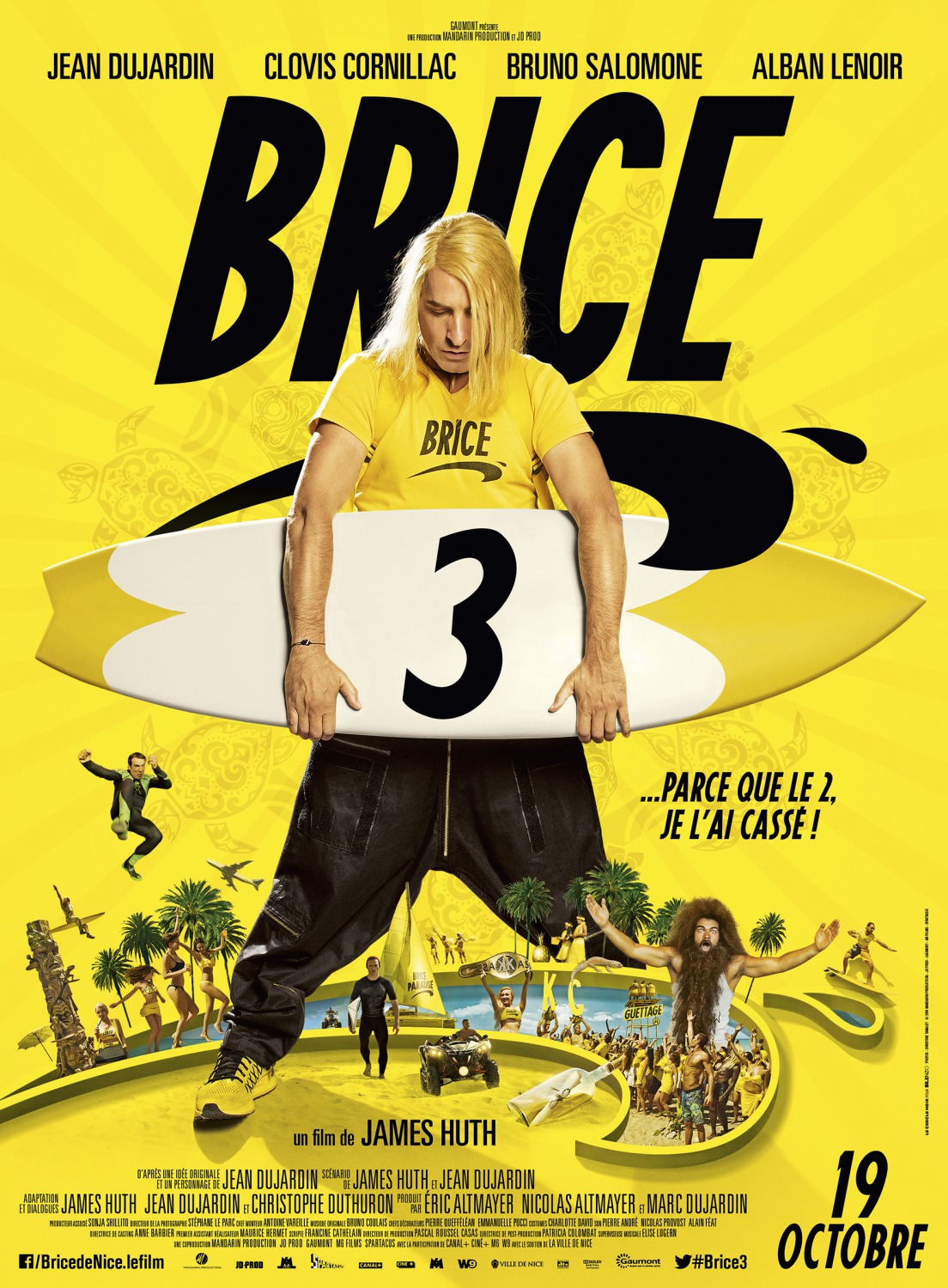 Extra Large Movie Poster Image for Brice de Nice 3 (#2 of 2)